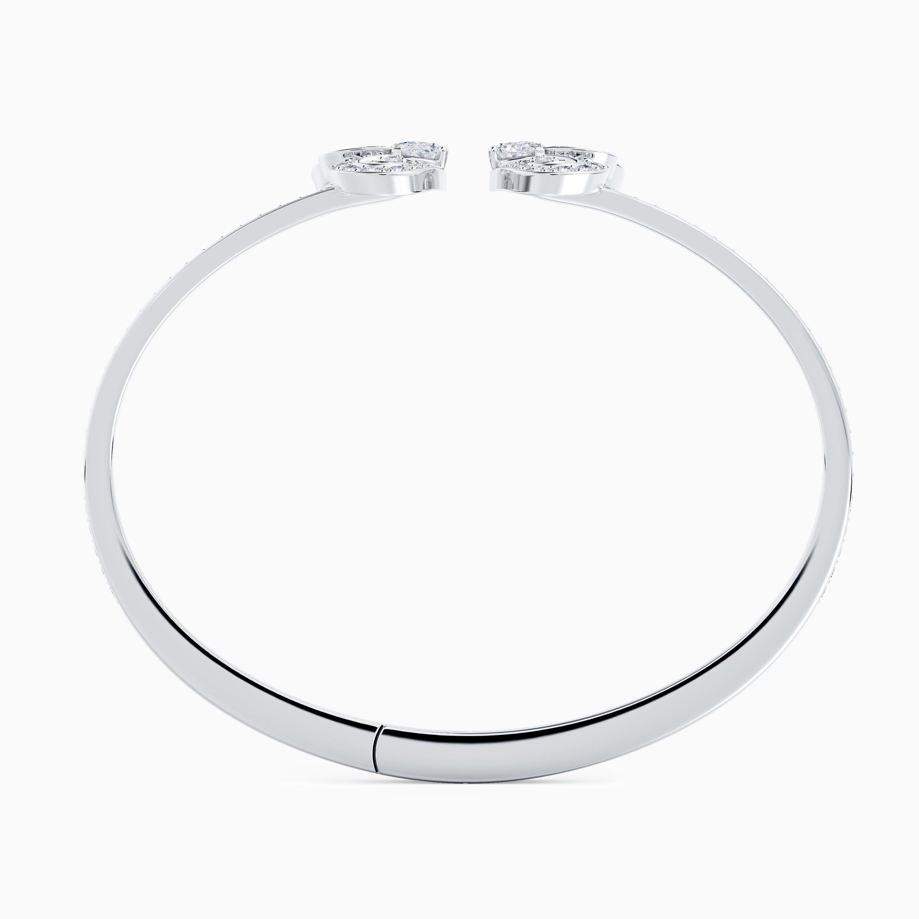 Bracelet Portraits of Nature en or blanc et diamants, image 4