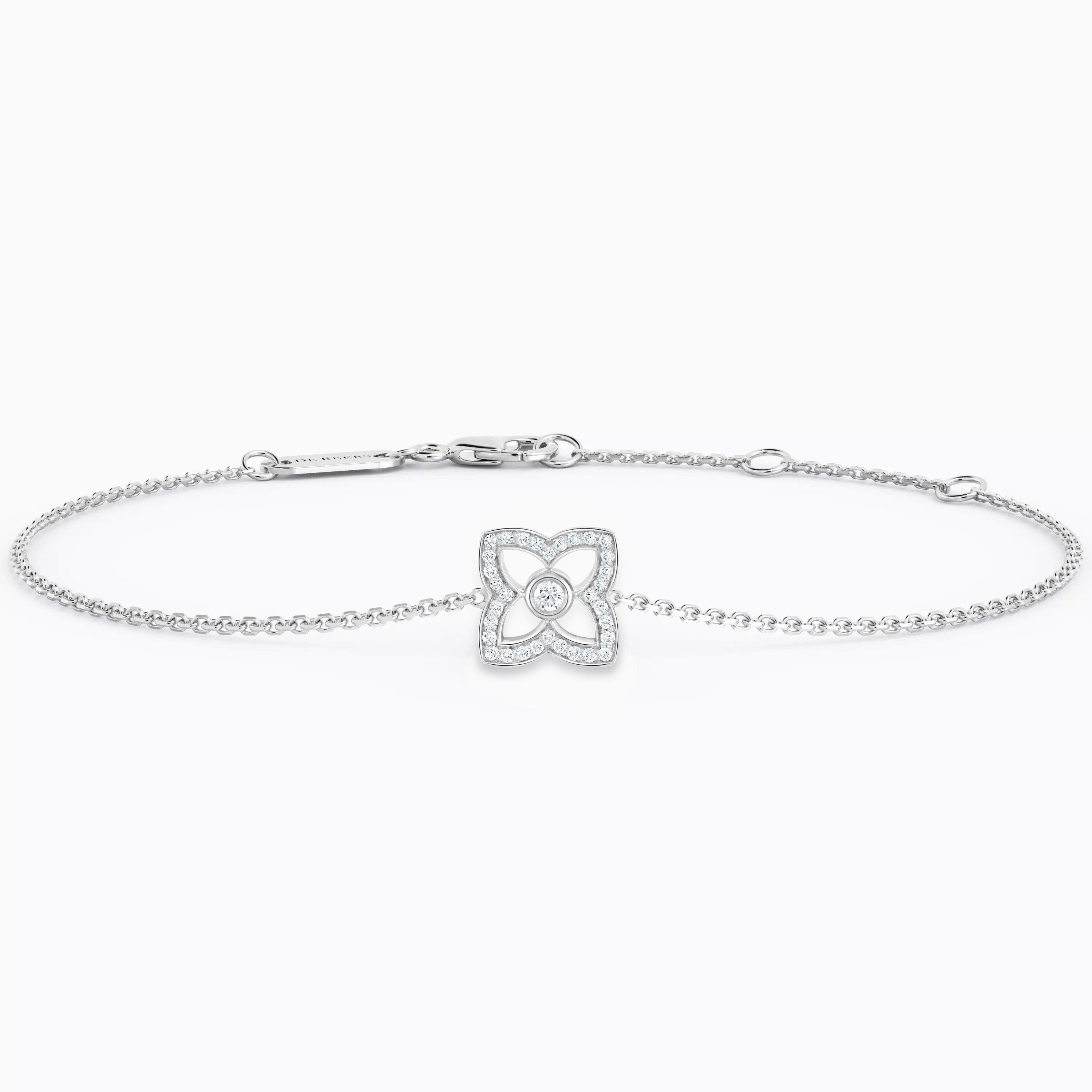 Lotus by DE BEERS small rose gold diamond band
