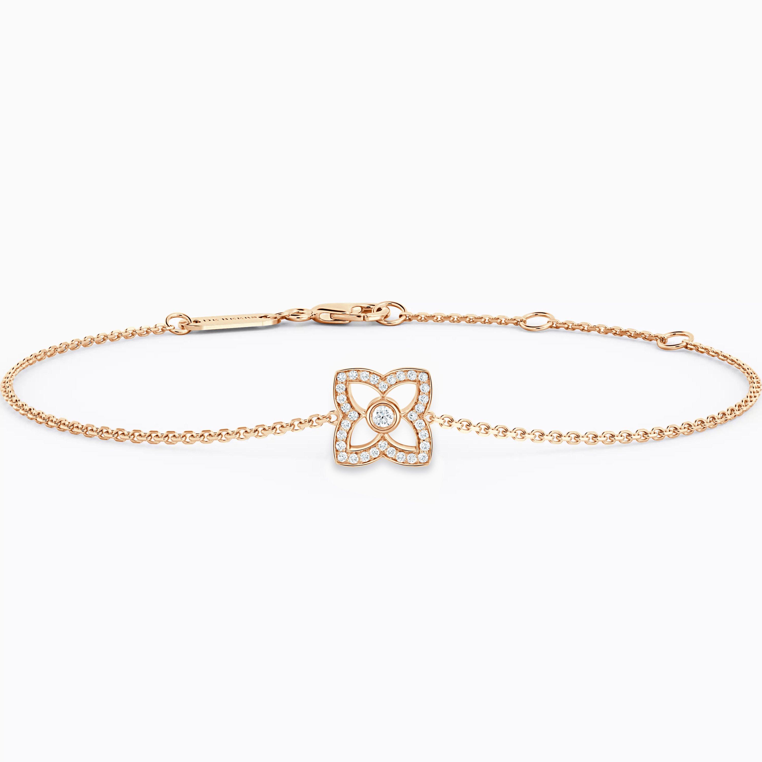 Lotus by DE BEERS rose gold diamond bracelet, image 1