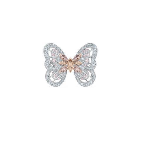 Portraits of Nature butterfly butterfly fancy pinkish brown brooch