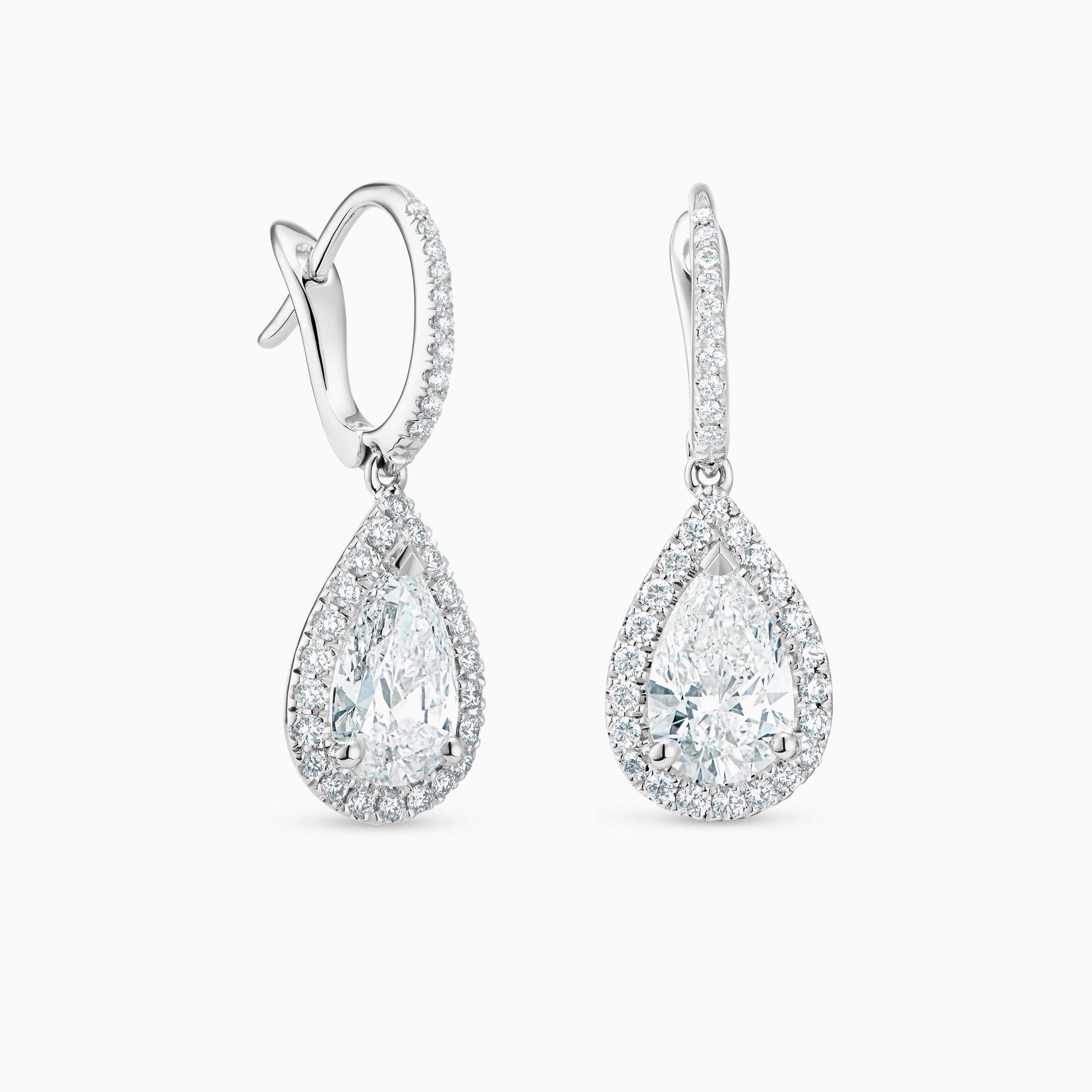Aura pear-shaped diamond sleepers Aura pear-shaped diamond sleepers, image 1