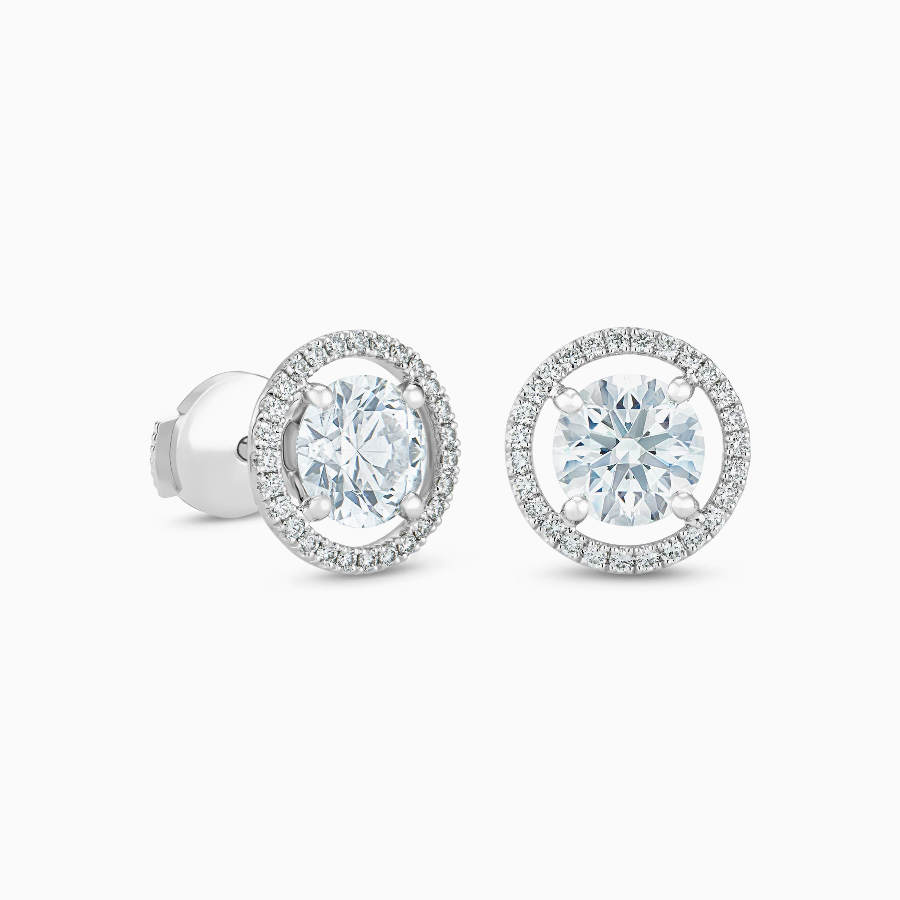 Aura round brilliant diamond studs Aura round brilliant diamond studs, image 1
