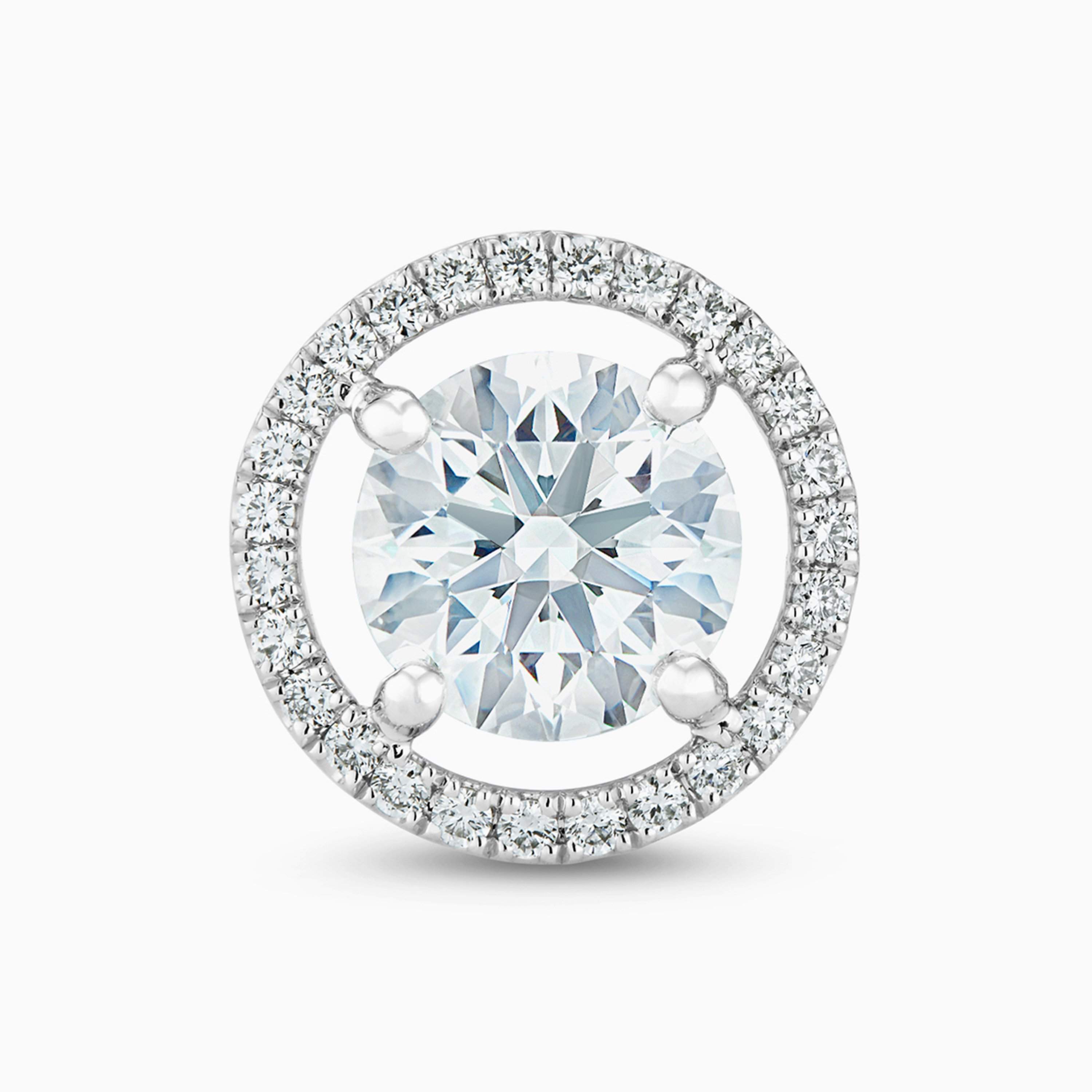 Aura round brilliant diamond studs Aura round brilliant diamond studs, image 2