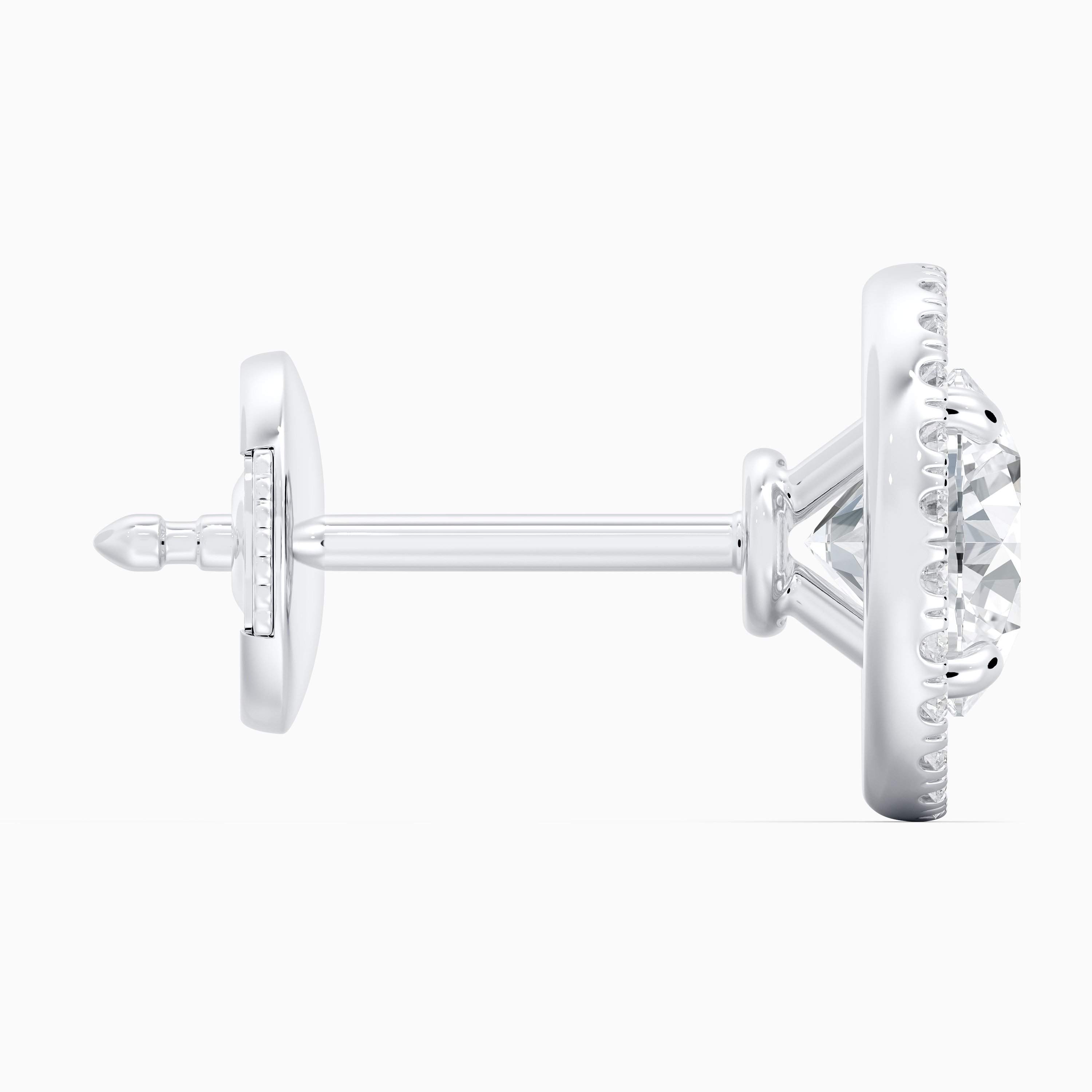 Aura round brilliant diamond studs Aura round brilliant diamond studs, image 4