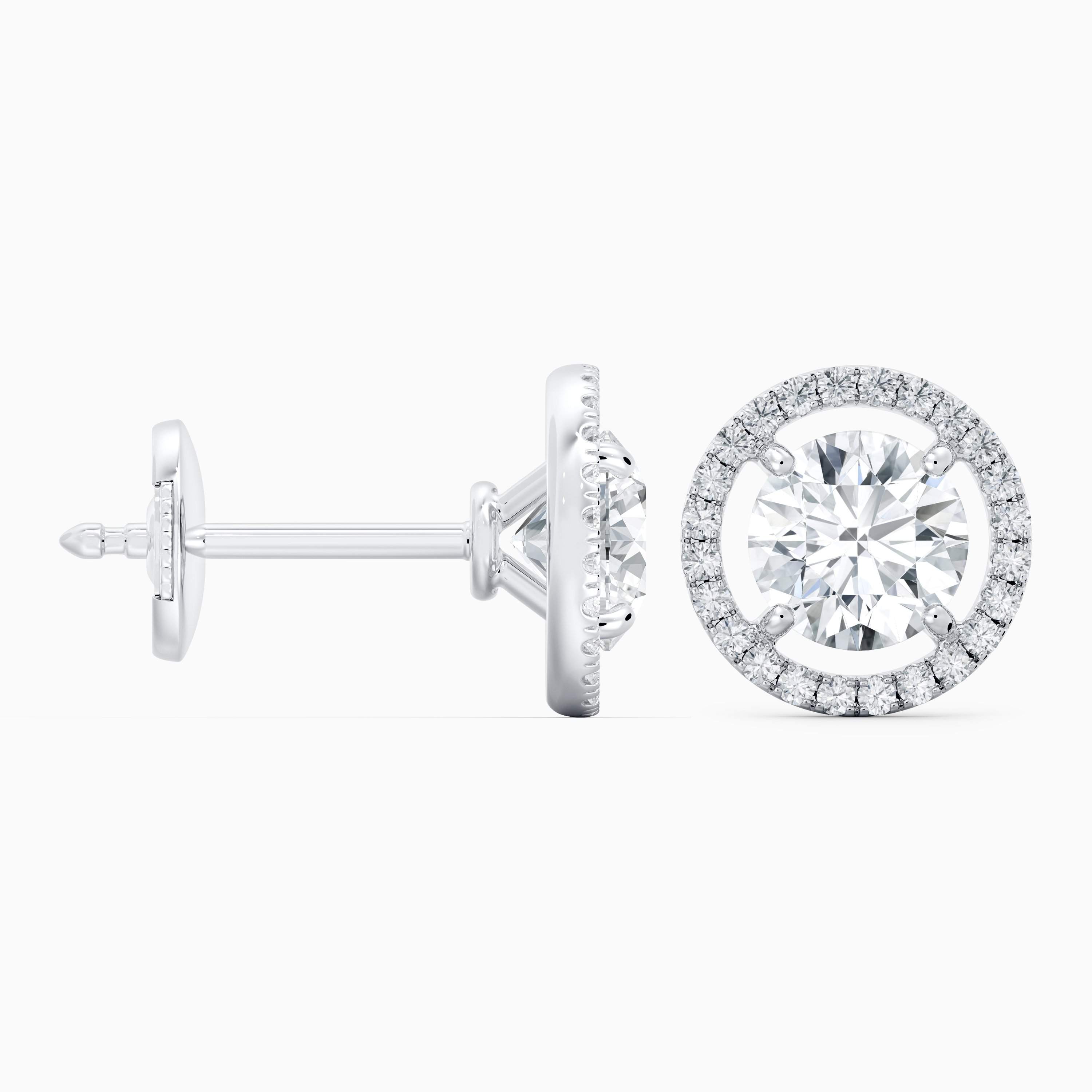 Aura round brilliant diamond studs Aura round brilliant diamond studs, image 5