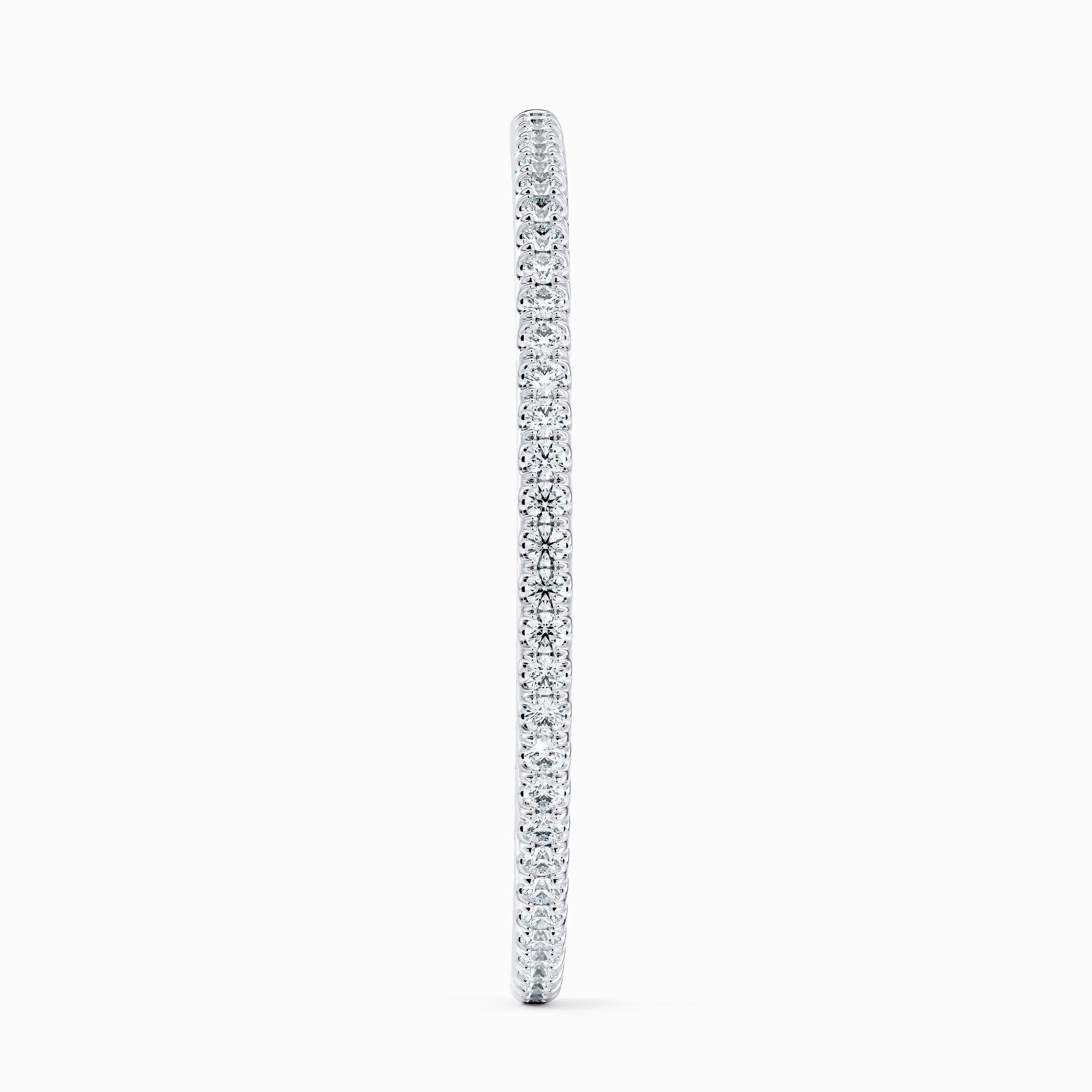 Créoles DB Classic en Or Blanc Medium, image 2