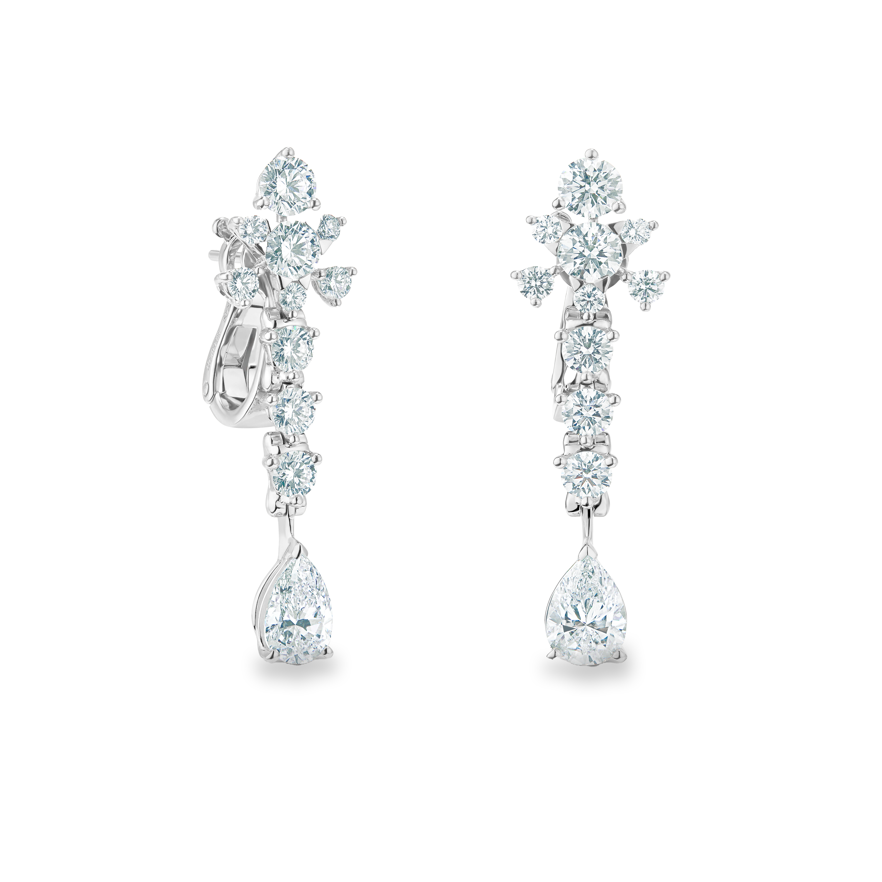 Lea Earrings in Platinum, image 1