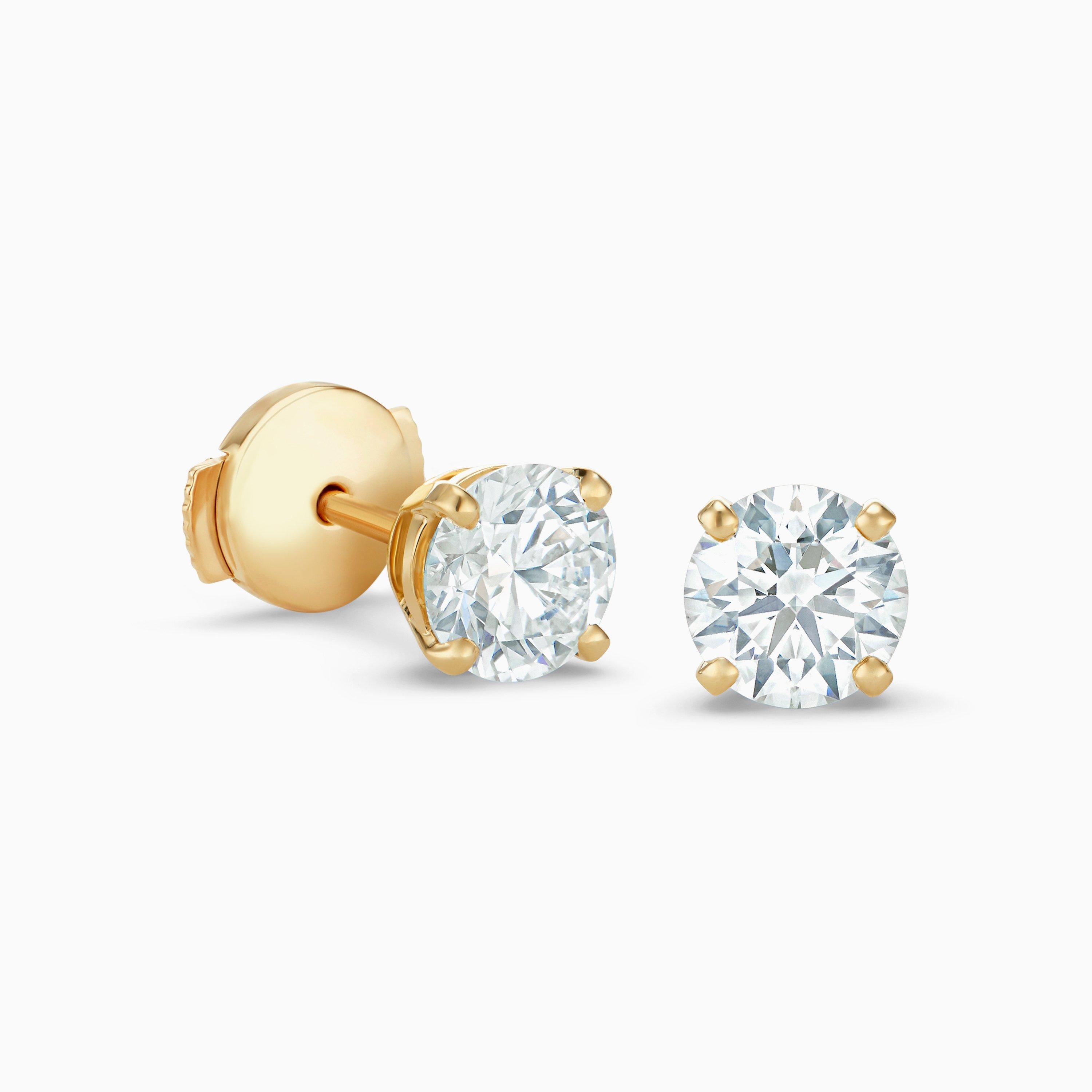 Boucles d'oreilles DB Classic diamants taille brillant