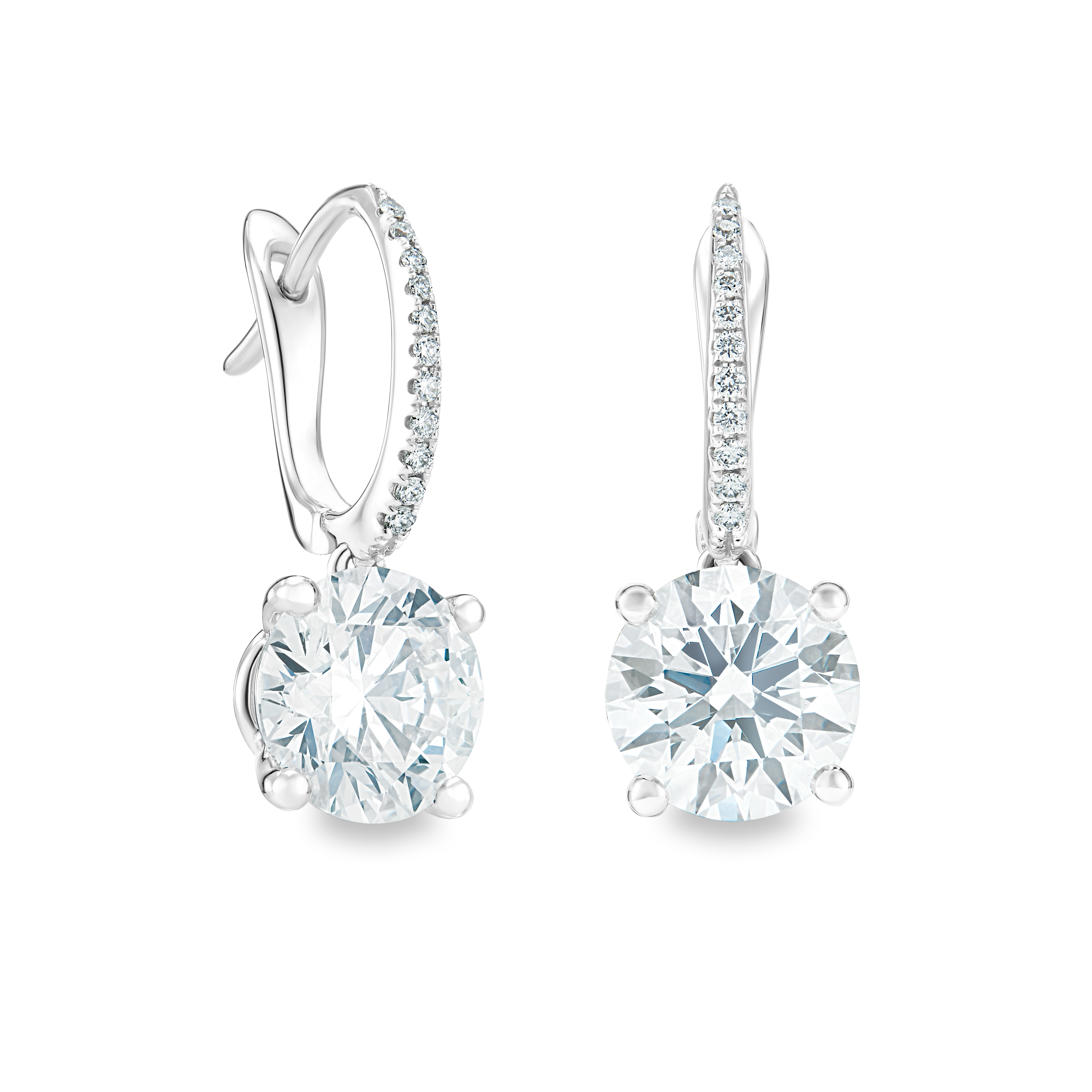 Boucles D'oreilles DB Classic Diamants Taille Brillant, image 1