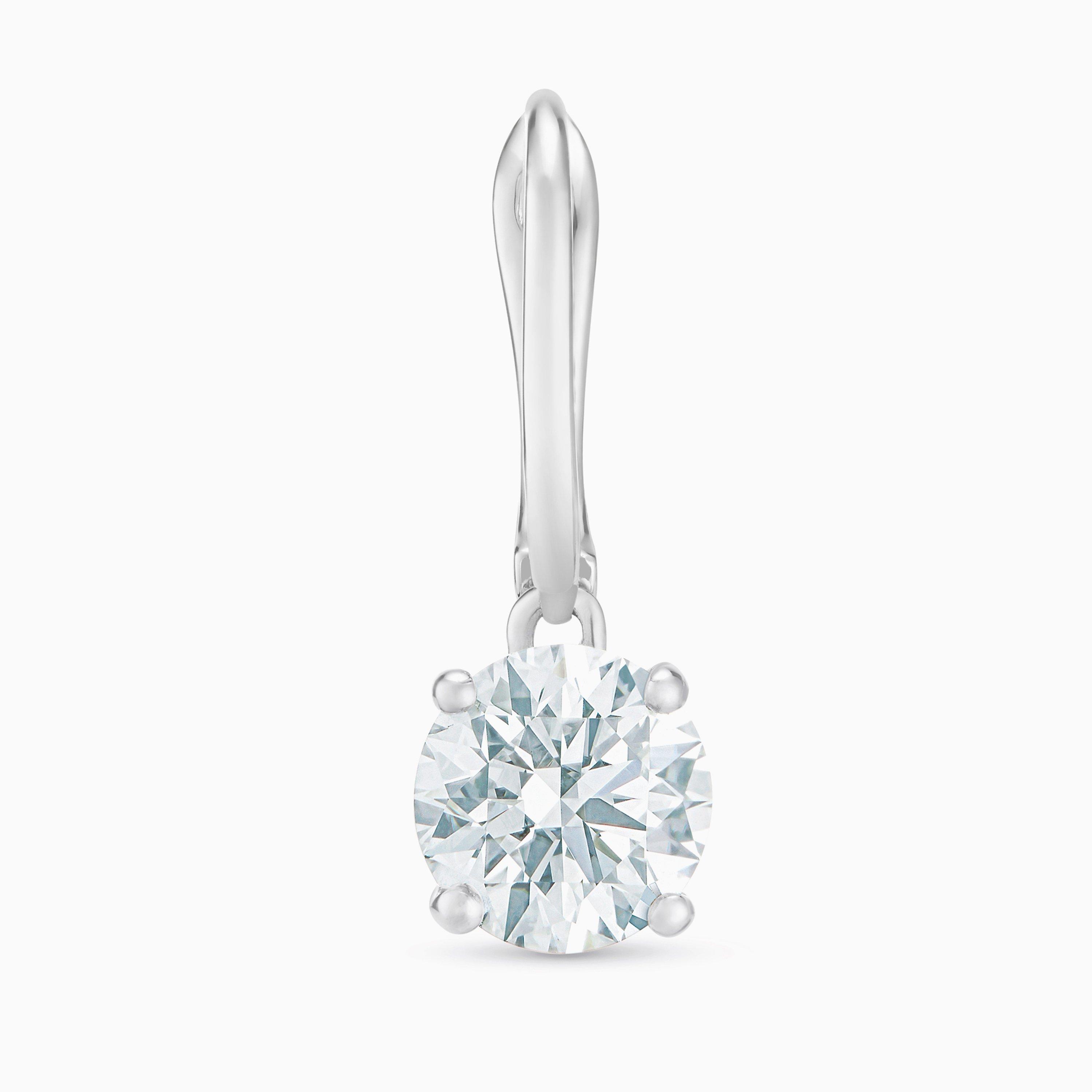 Boucles D'oreilles DB Classic Diamants Taille Brillant, image 2