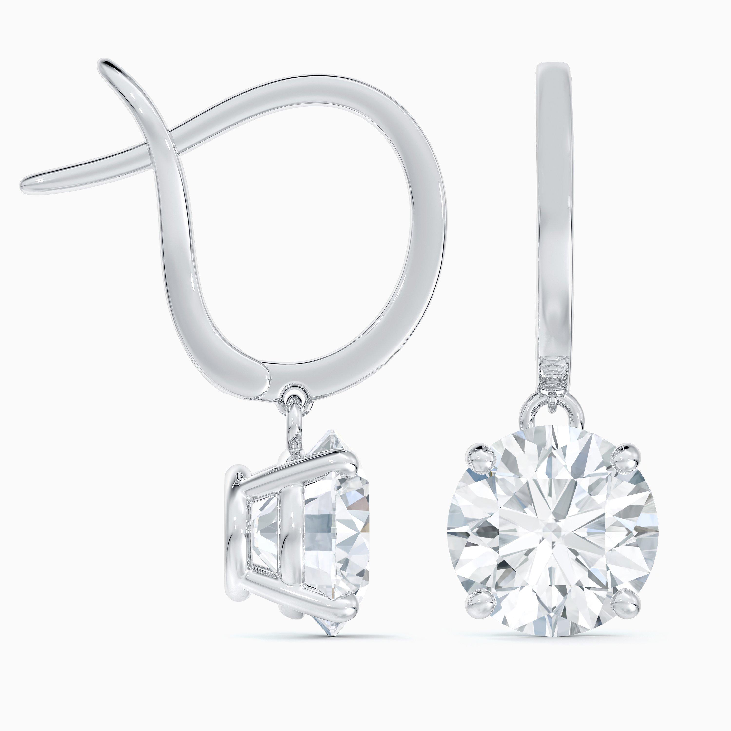 Boucles D'oreilles DB Classic Diamants Taille Brillant, image 5