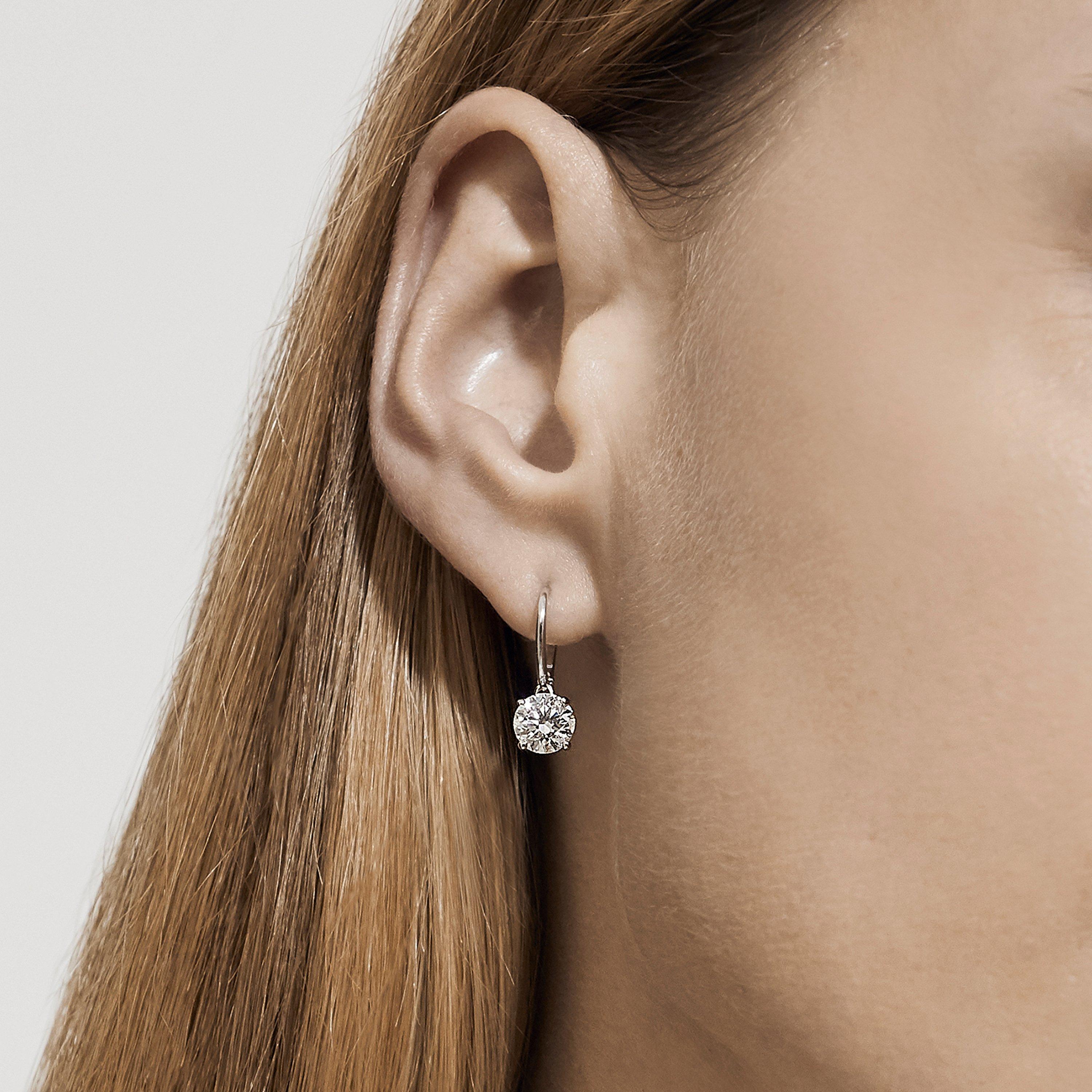 Boucles D'oreilles DB Classic Diamants Taille Brillant, image 3