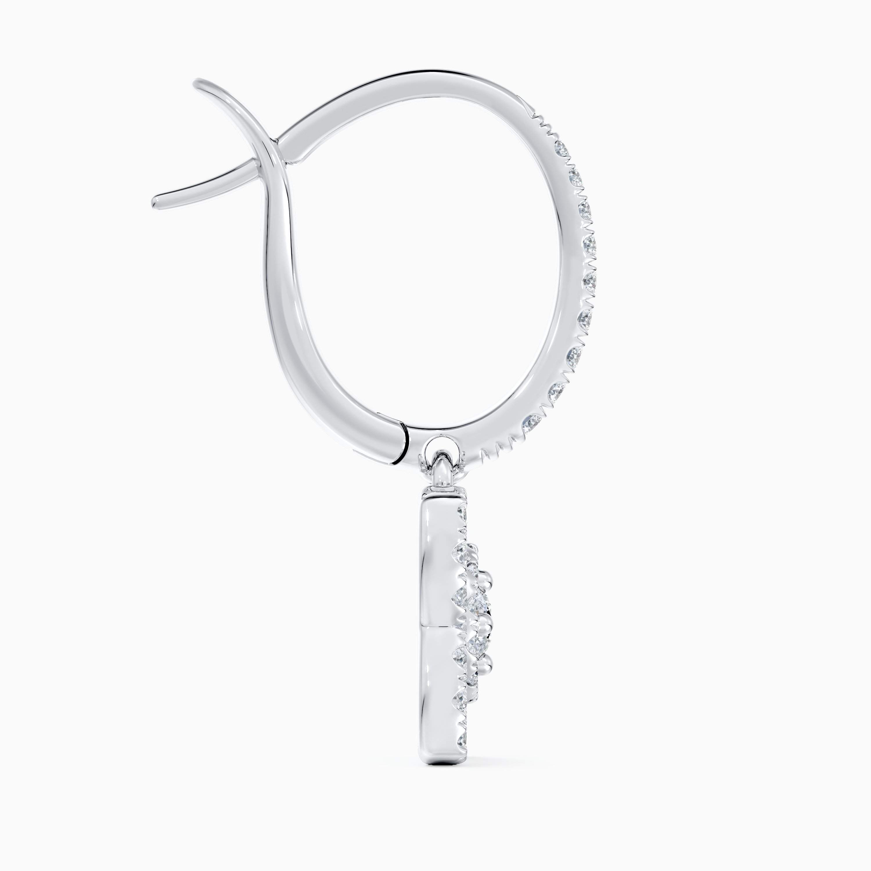 Dormeuses Enchanted Lotus en or blanc Dormeuses Enchanted Lotus en or blanc, image 4