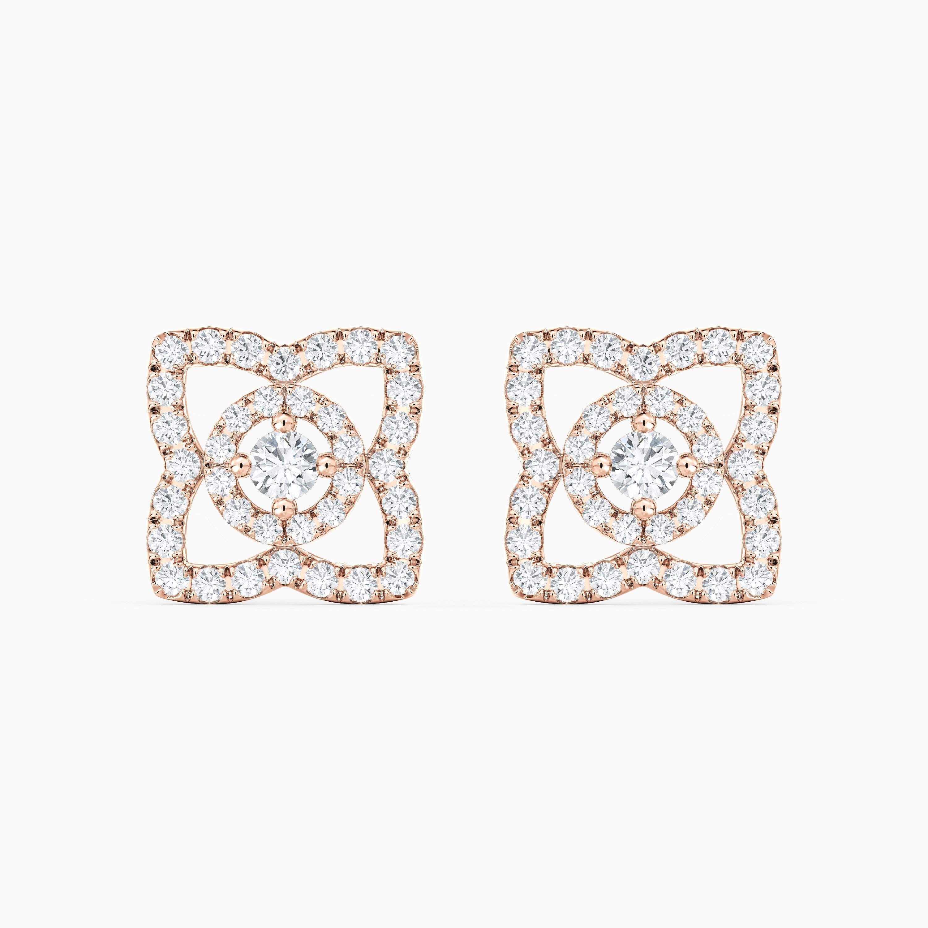 Puces d'oreilles Enchanted Lotus en or rose Puces d'oreilles Enchanted Lotus en or rose, image 1