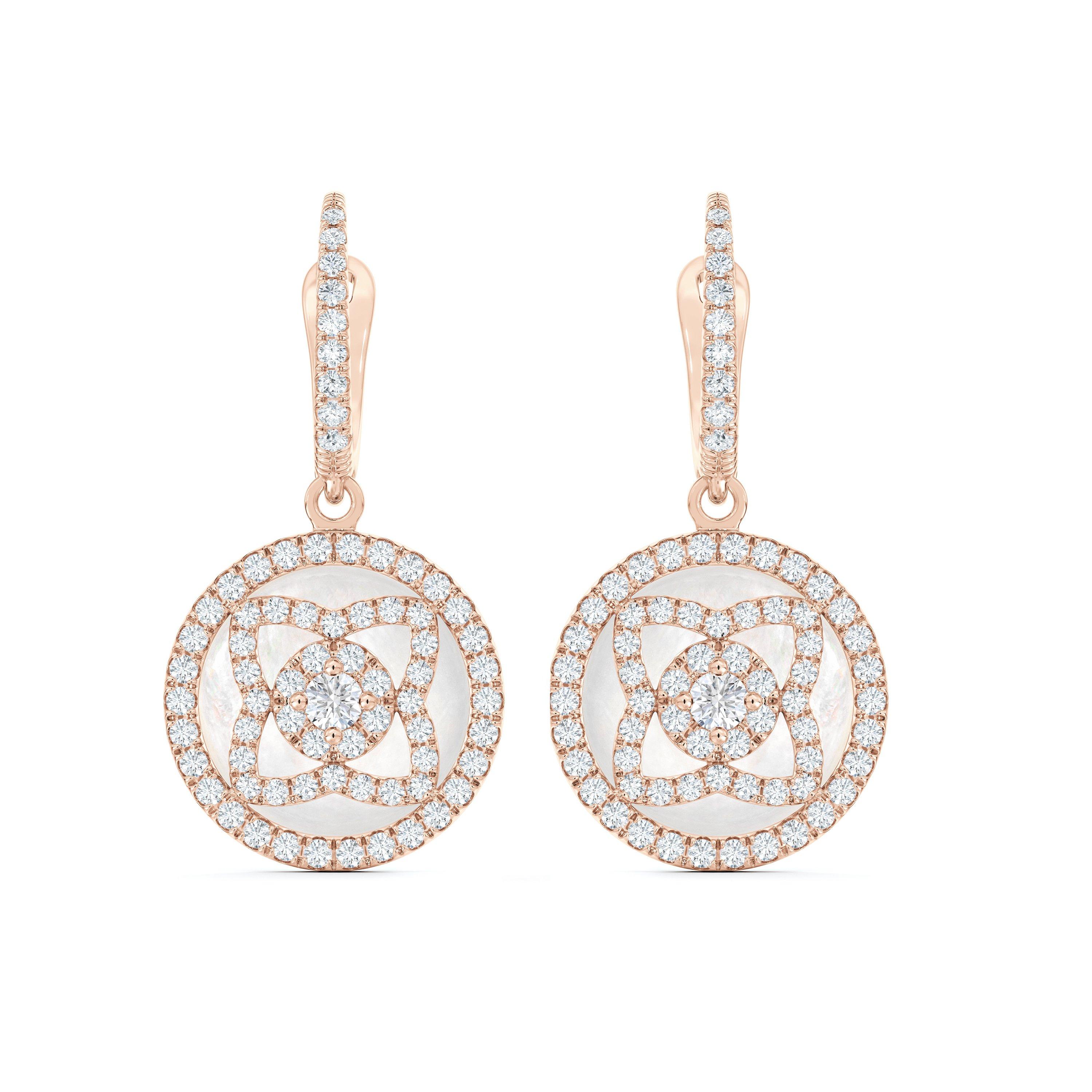 Enchanted Lotus Sleepers in Rose Gold and Mother-of-Pearl, image 1