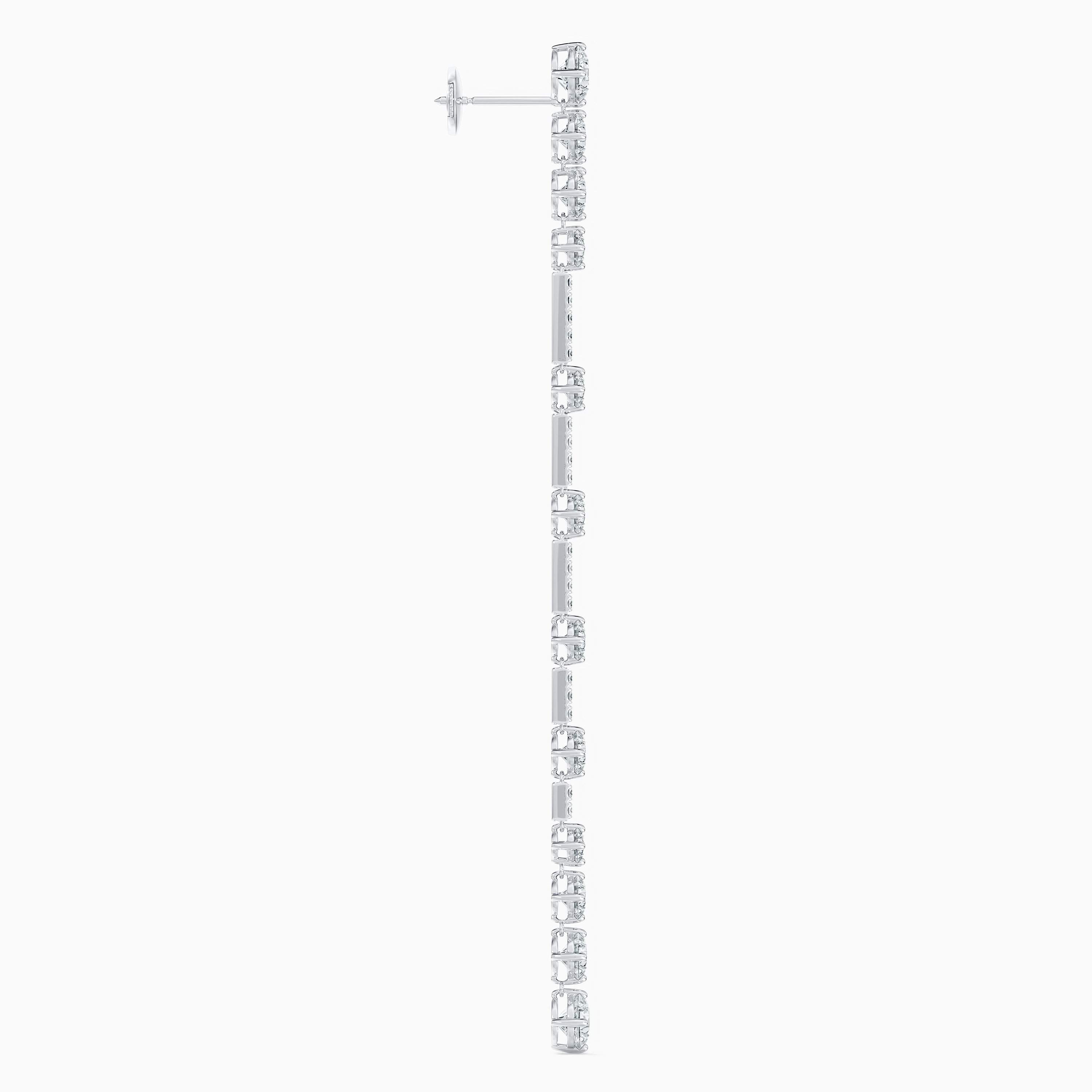 Arpeggia one line earrings in white gold Arpeggia one line earrings in white gold, image 4
