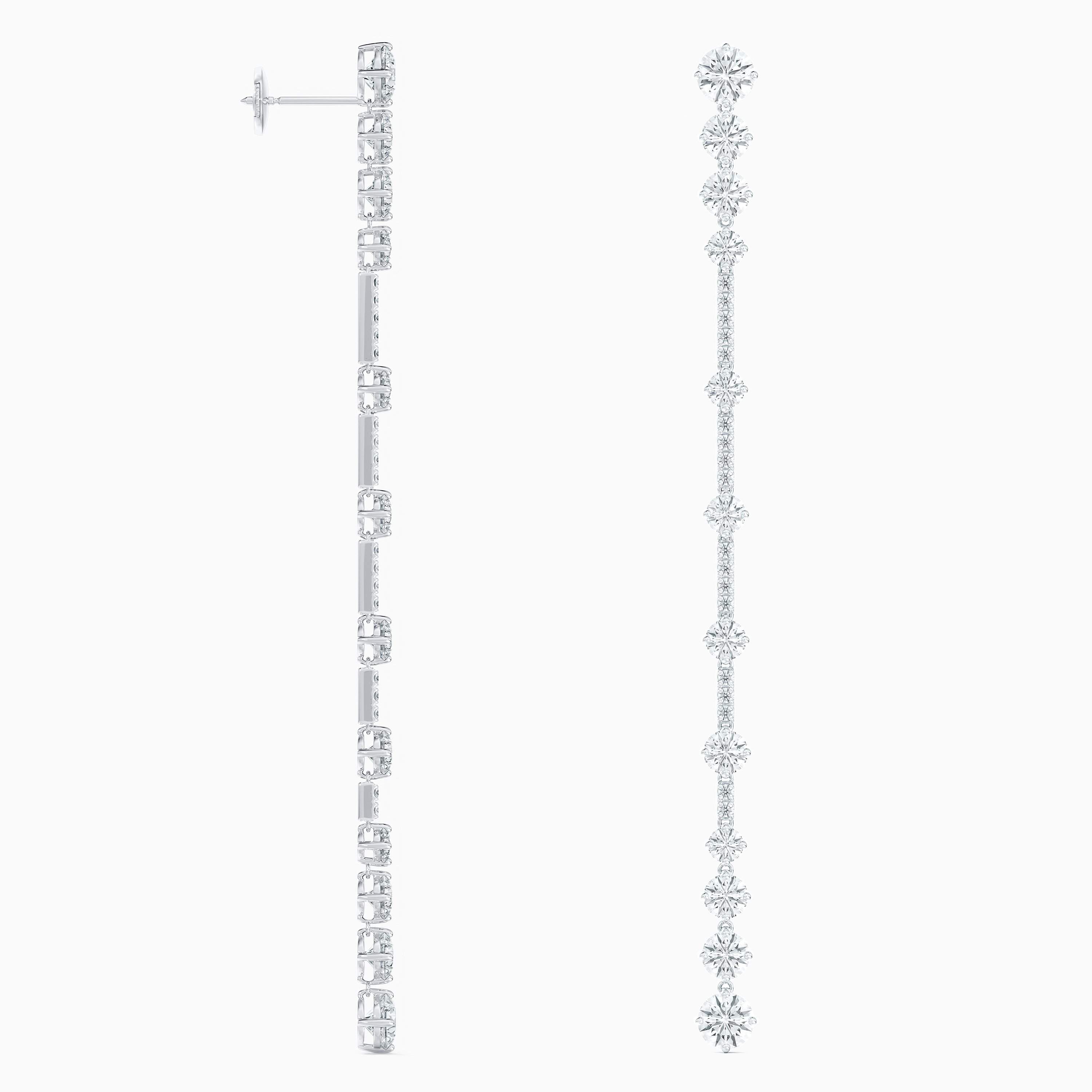 Arpeggia one line earrings in white gold Arpeggia one line earrings in white gold, image 5