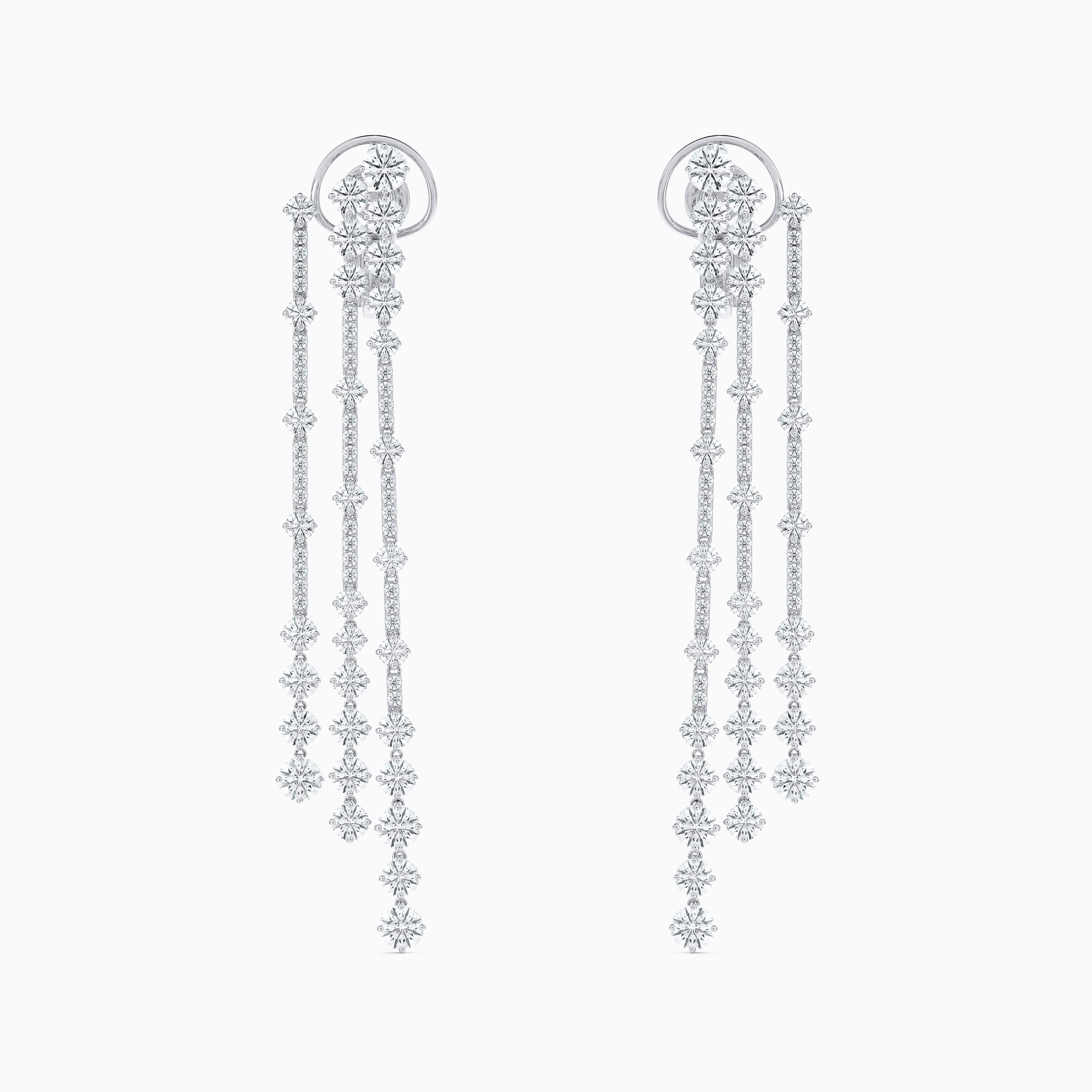 Arpeggia three line earrings in white gold Arpeggia three line earrings in white gold, image 1