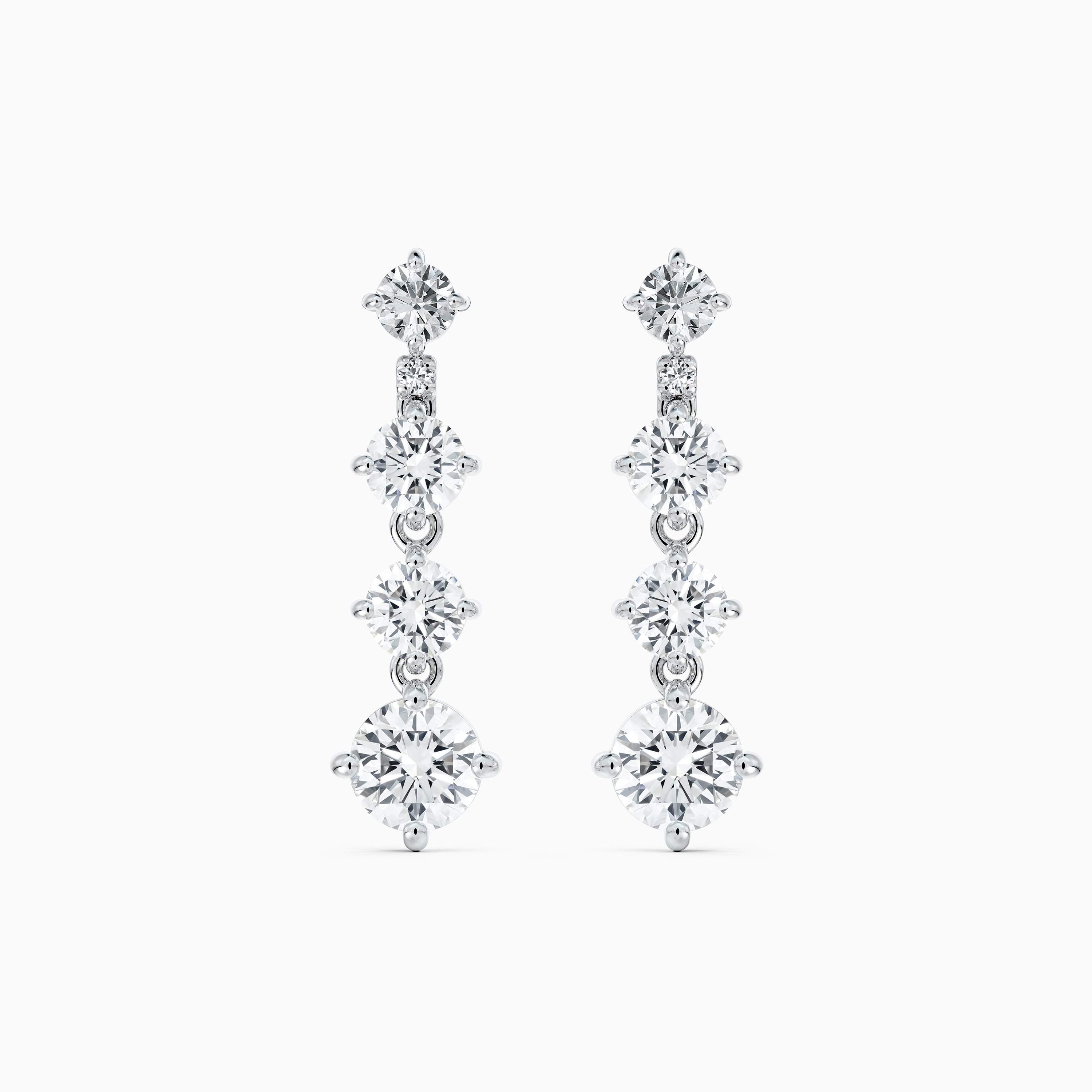 Arpeggia one line small earrings in white gold Arpeggia one line small earrings in white gold, image 1