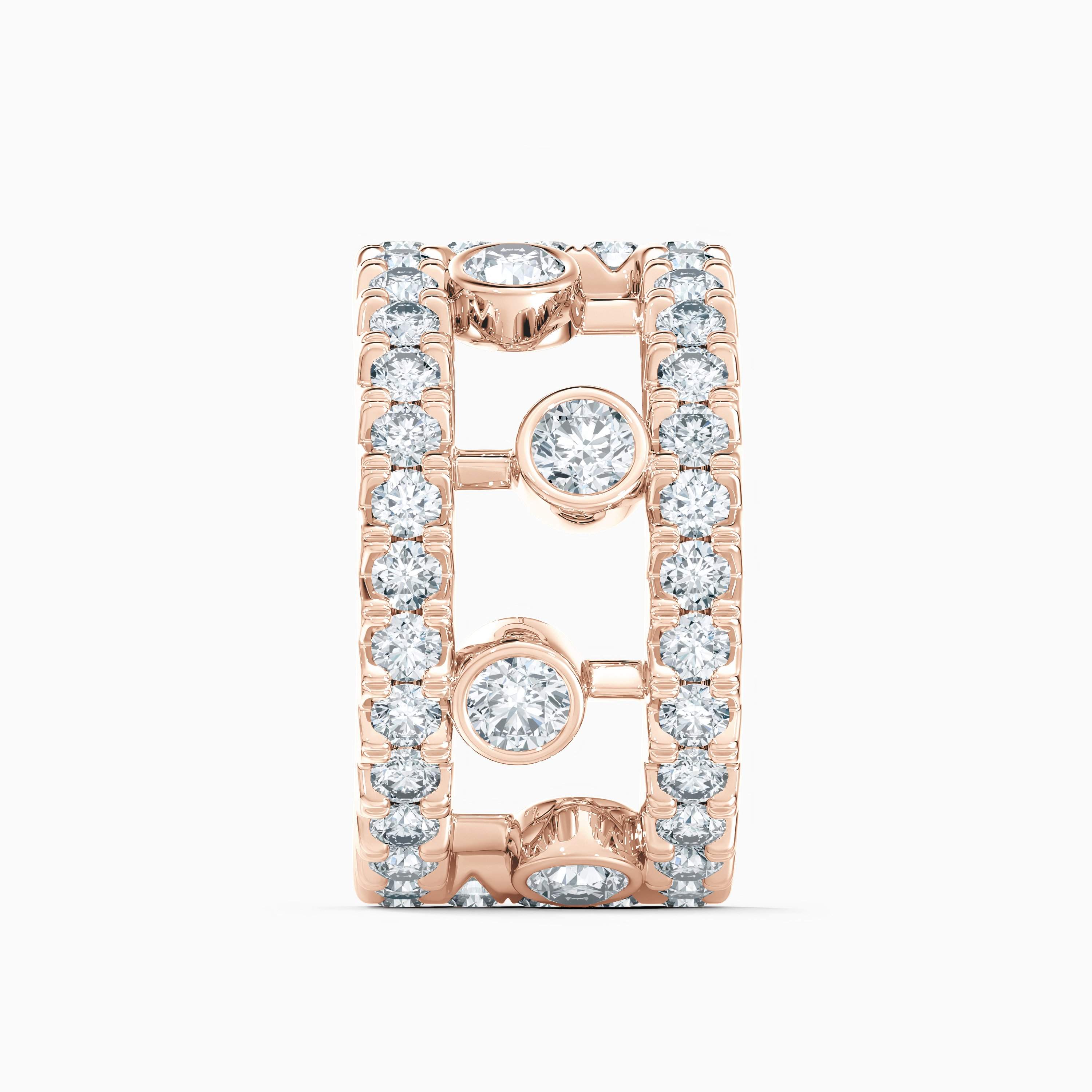 Dewdrop hoop earrings in rose gold Dewdrop hoop earrings in rose gold, image 2