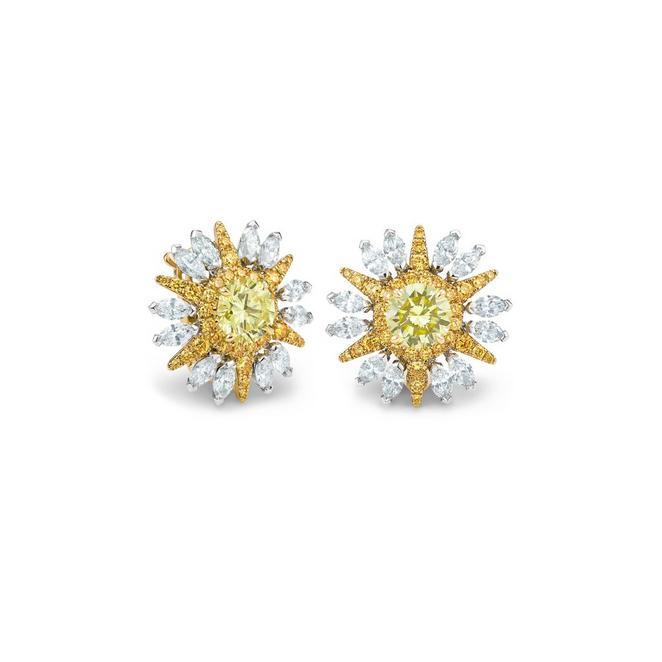 Diamond Legends by De Beers, Ra earrings