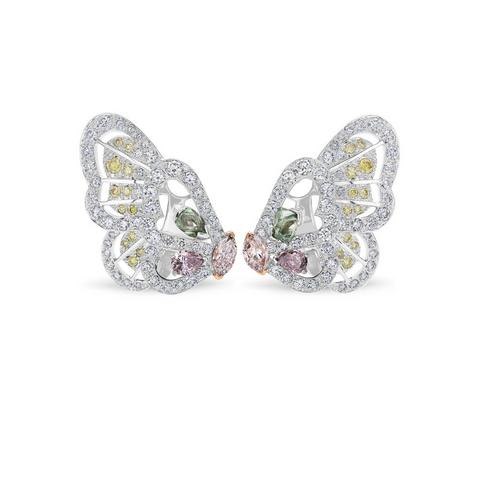 Portraits of Nature by De Beers, Monarch Butterfly earrings
