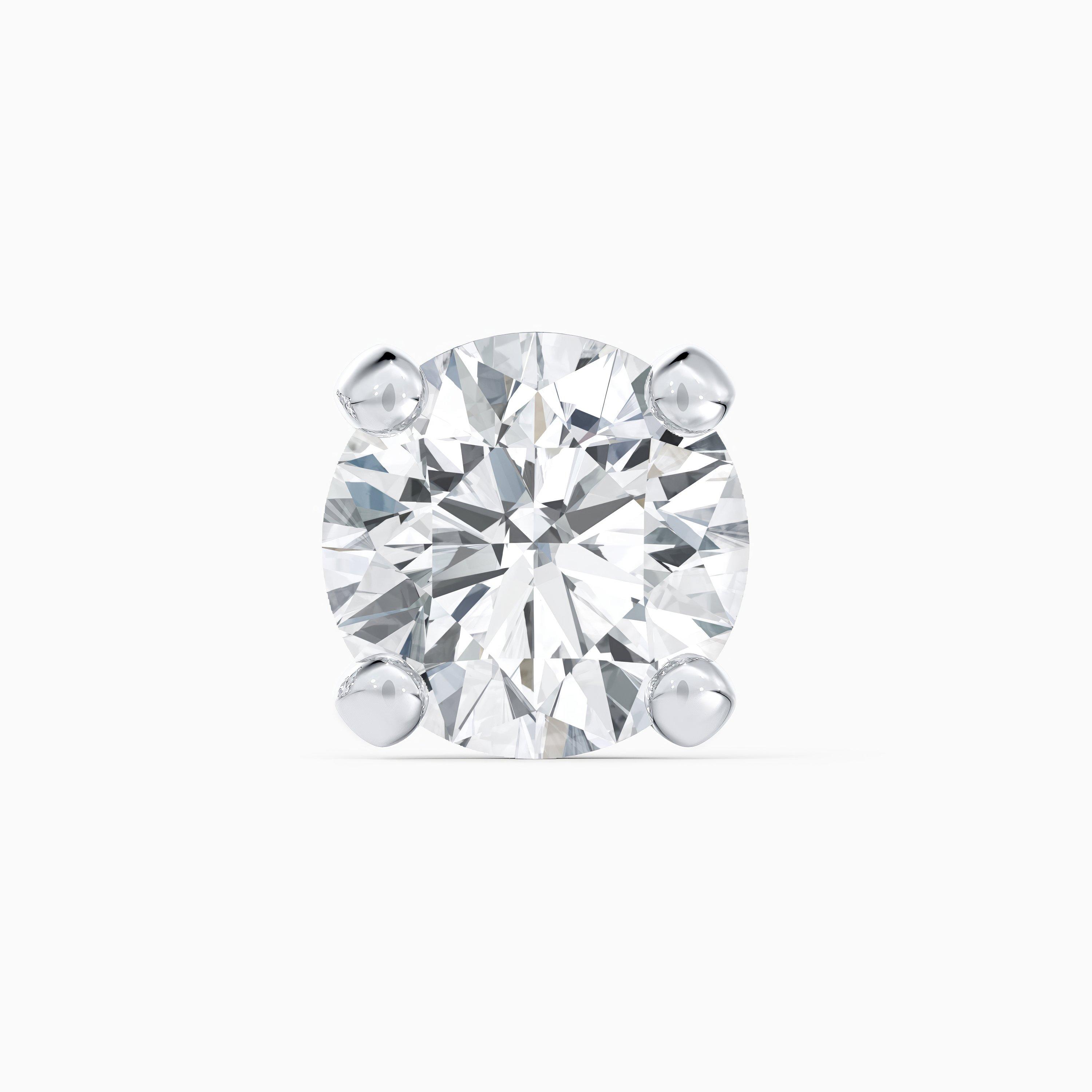 DB Classic round brilliant diamond studs, image 2