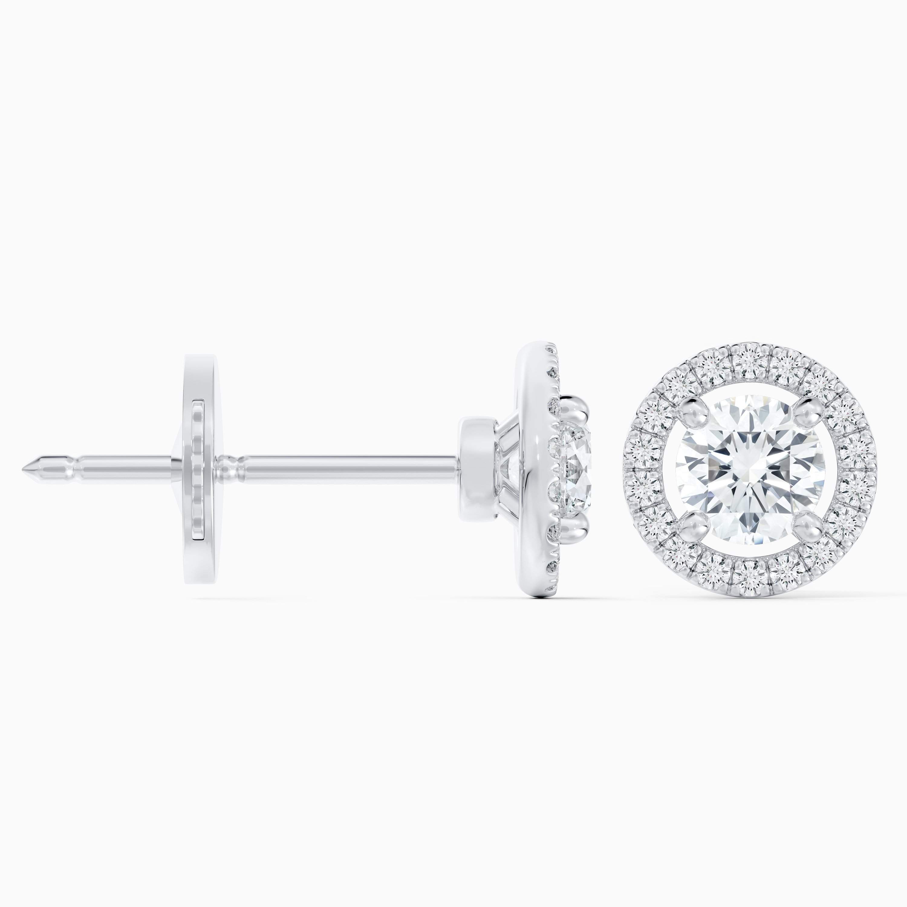 Aura round brilliant diamond studs Aura round brilliant diamond studs, image 5