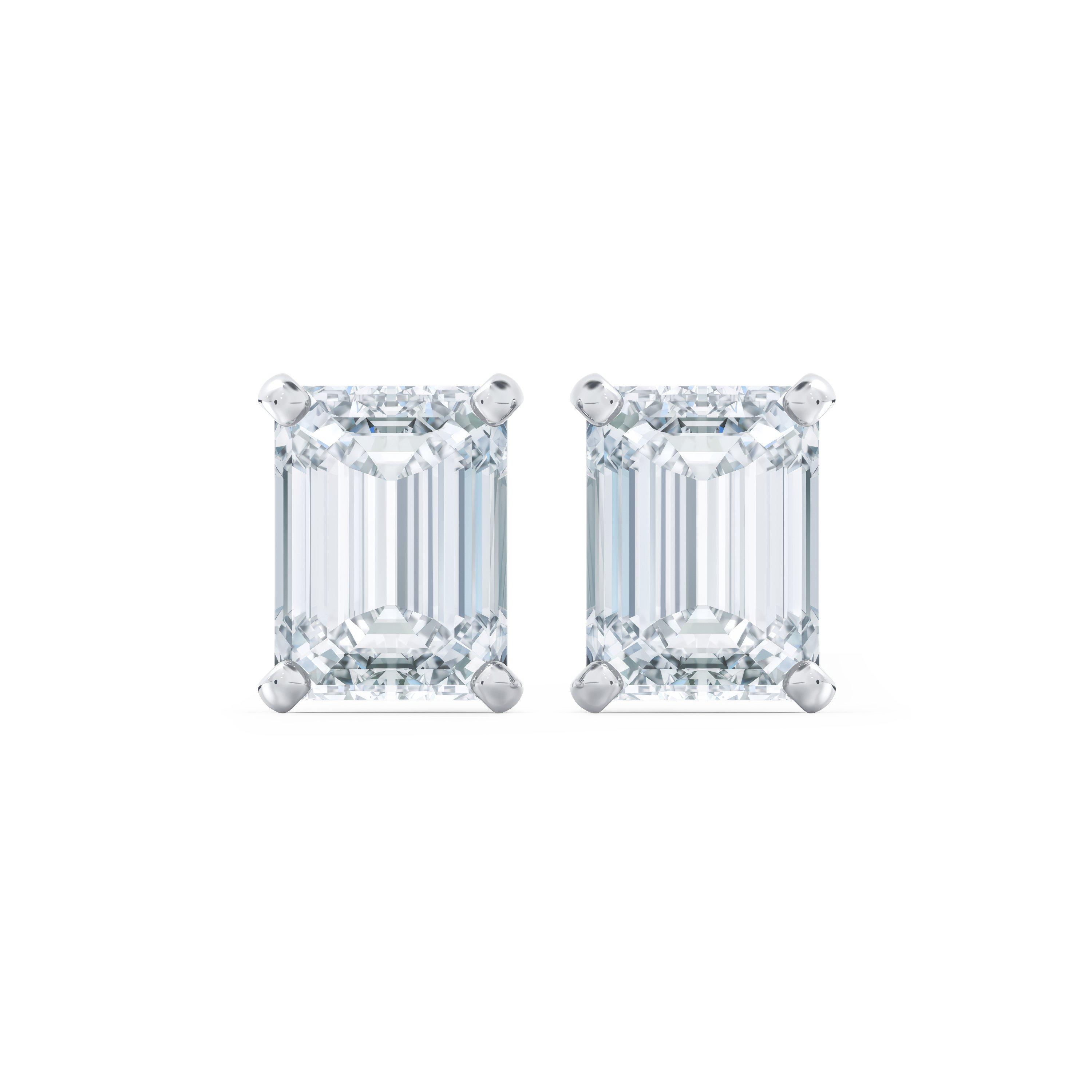 DB Classic Emerald-Cut Diamond Studs, image 1