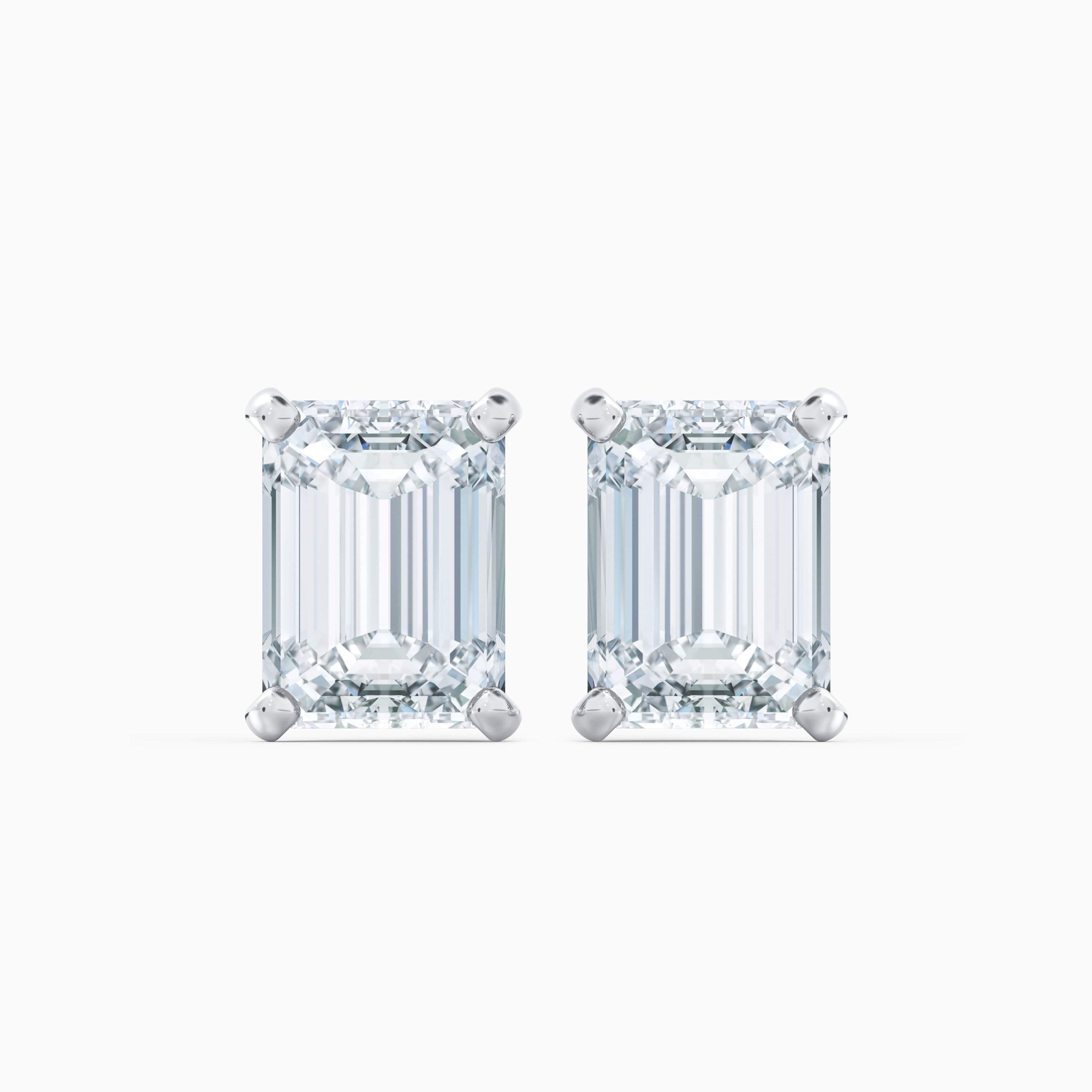 DB Classic emerald-cut diamond studs DB Classic emerald-cut diamond studs, image 1