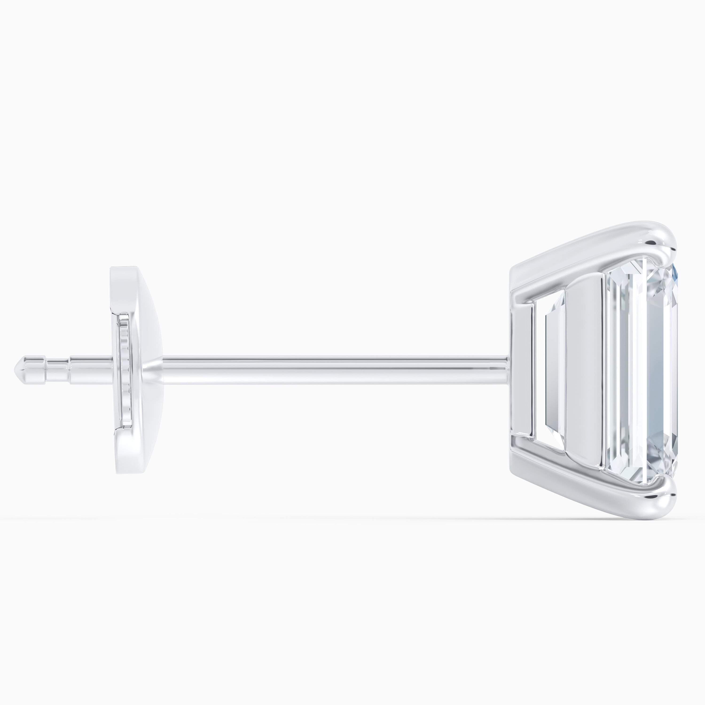 DB Classic emerald-cut diamond studs DB Classic emerald-cut diamond studs, image 3