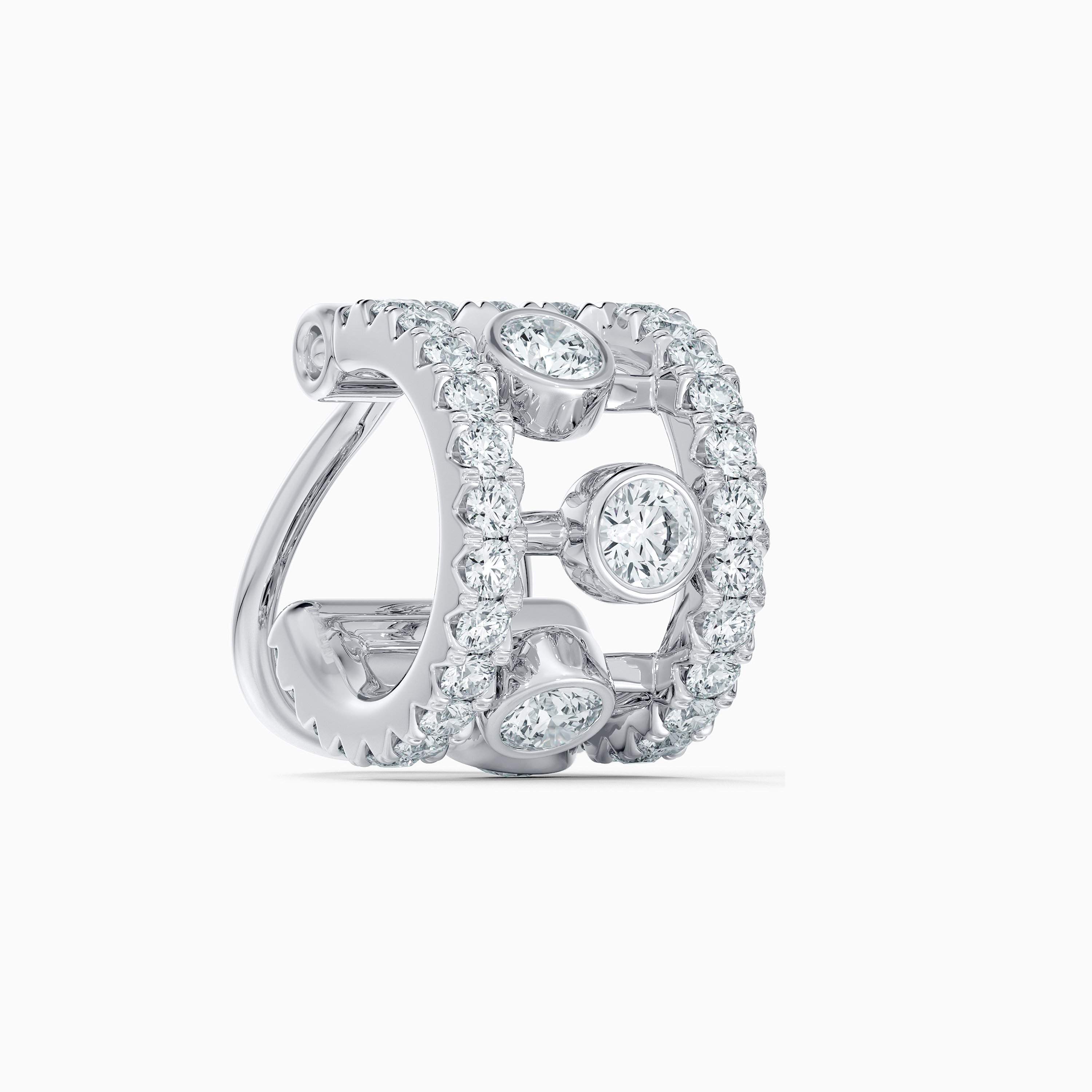 Dewdrop ear cuff in white gold Dewdrop ear cuff in white gold, image 5