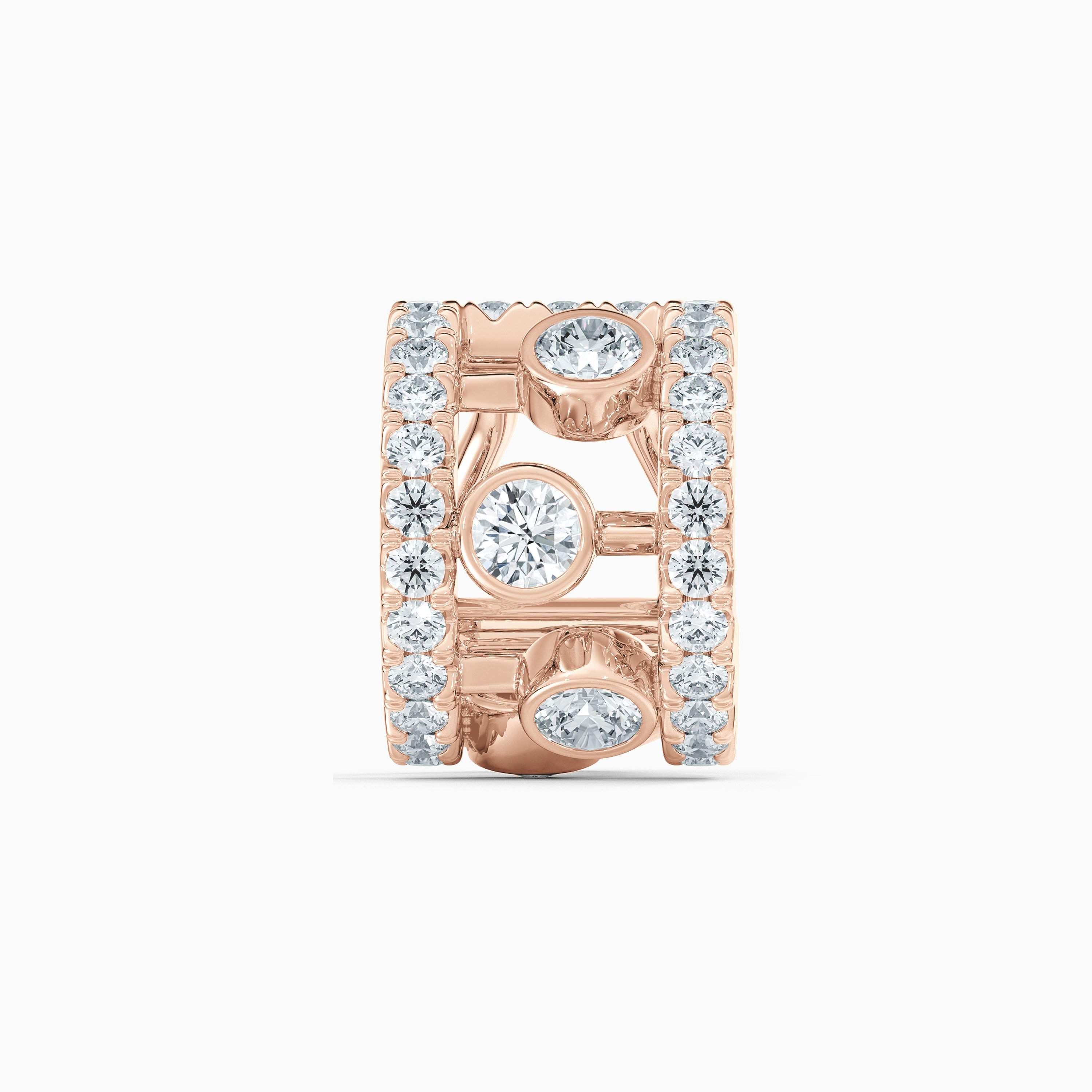 Dewdrop ear cuff in rose gold Dewdrop ear cuff in rose gold, image 1