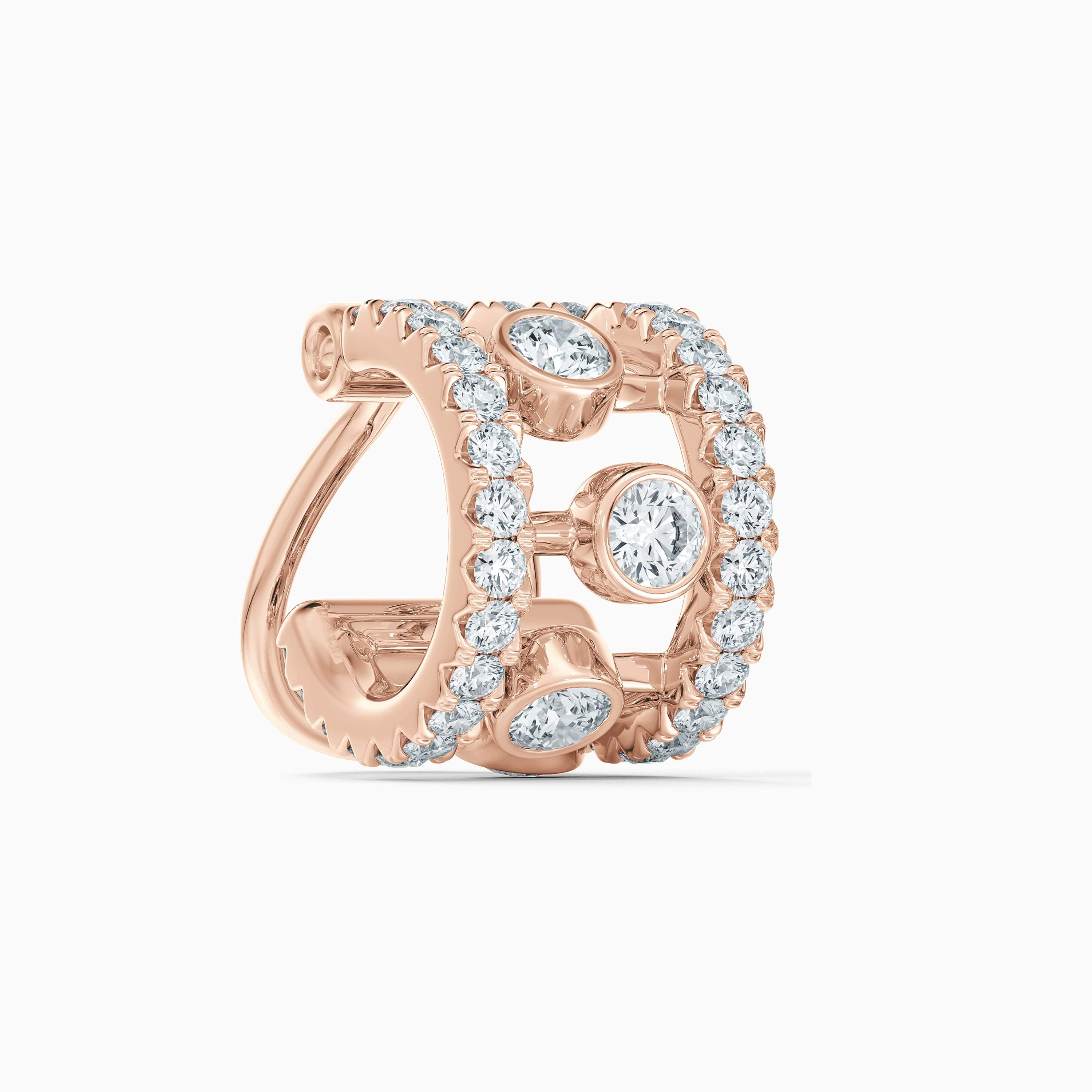 Dewdrop ear cuff in rose gold Dewdrop ear cuff in rose gold, image 5