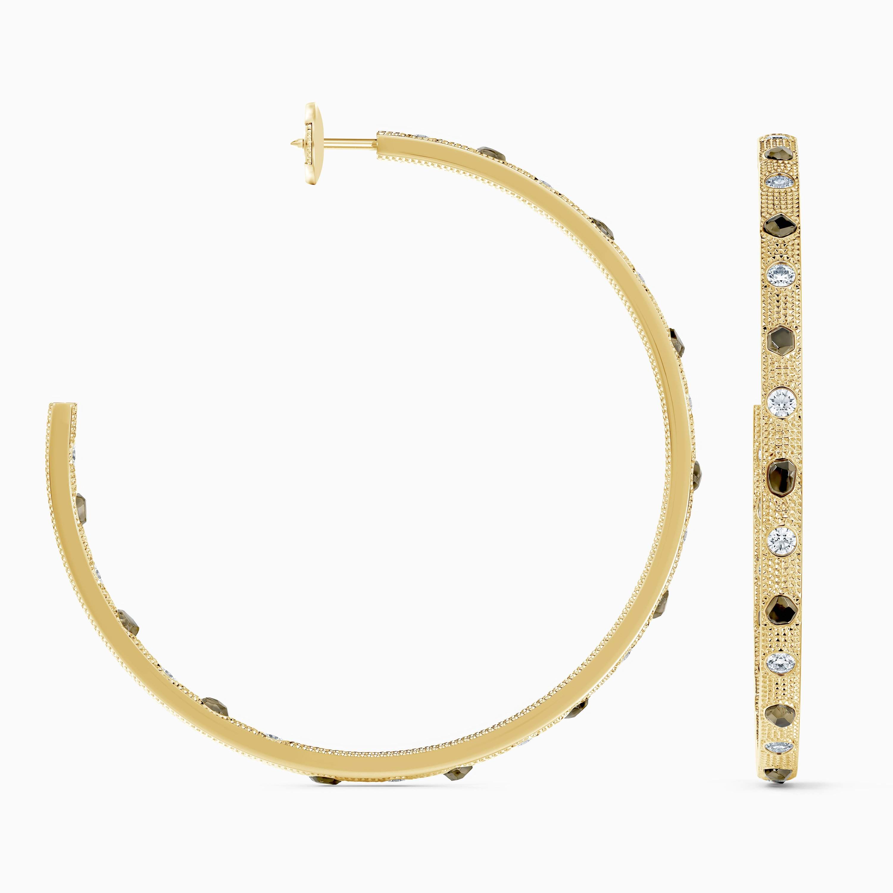 Talisman hoop earrings in yellow gold Talisman hoop earrings in yellow gold, image 5