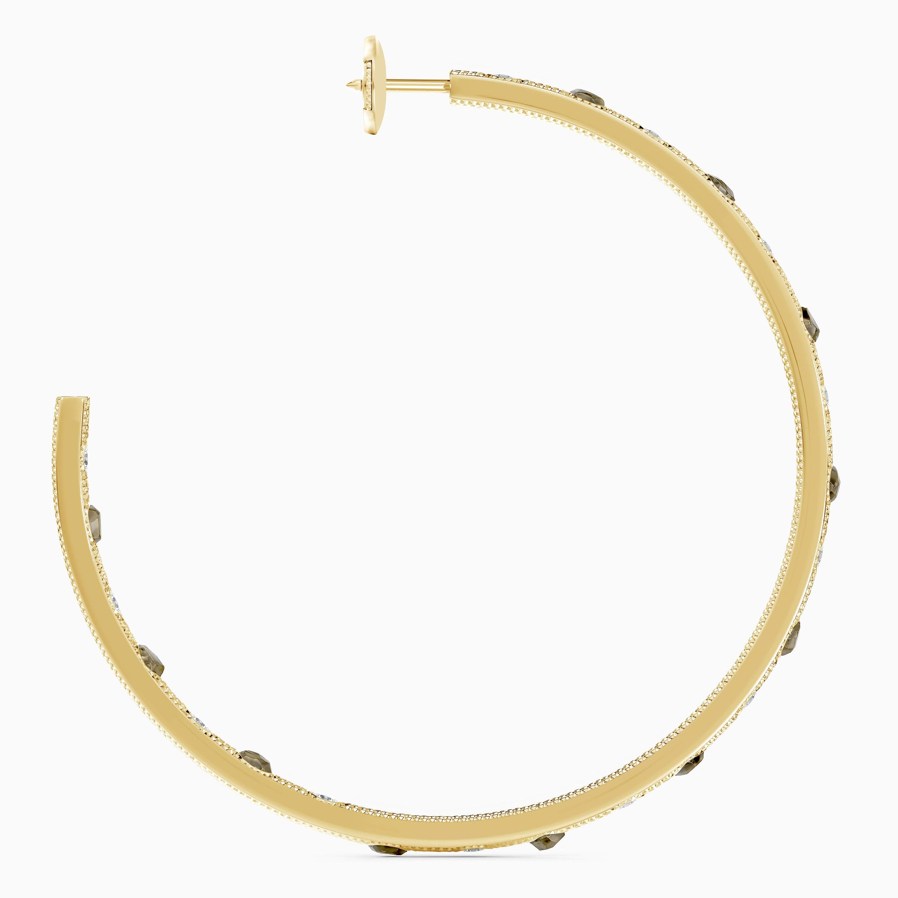 Talisman hoop earrings in yellow gold Talisman hoop earrings in yellow gold, image 4