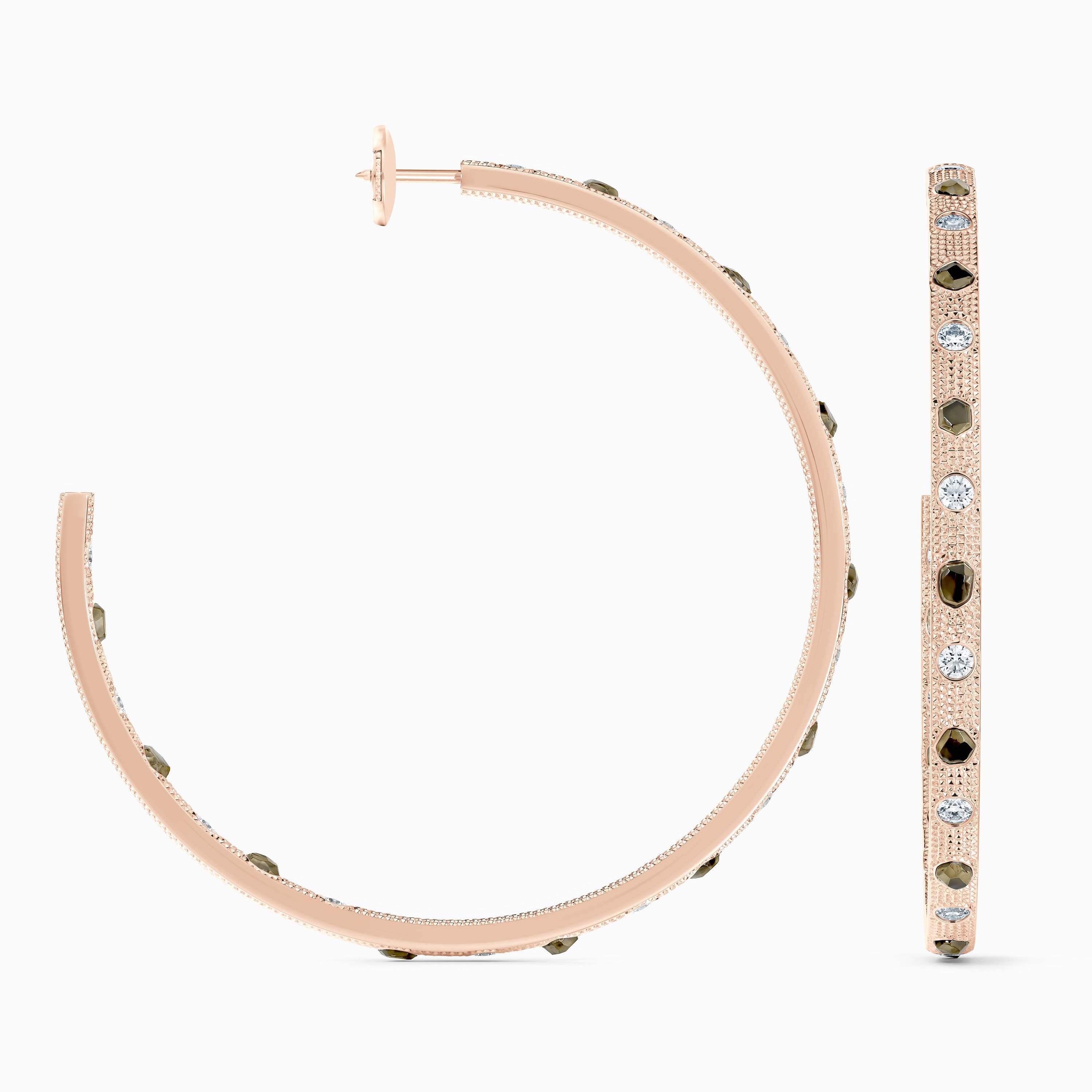 Talisman hoop earrings in rose gold Talisman hoop earrings in rose gold, image 5