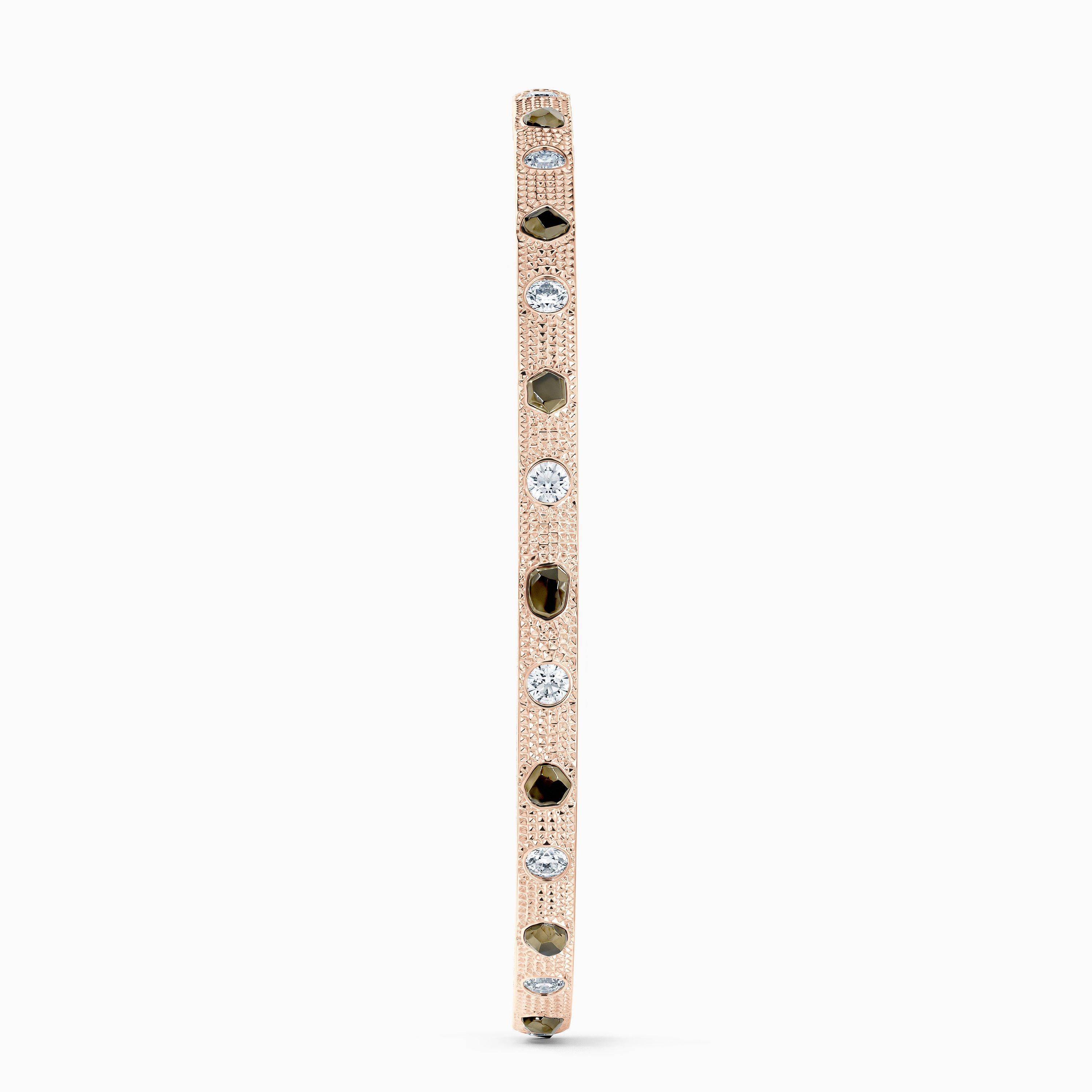 Talisman Hoop Earrings in Rose Gold, image 2