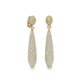 Talisman cocktail earrings in yellow gold, image 1