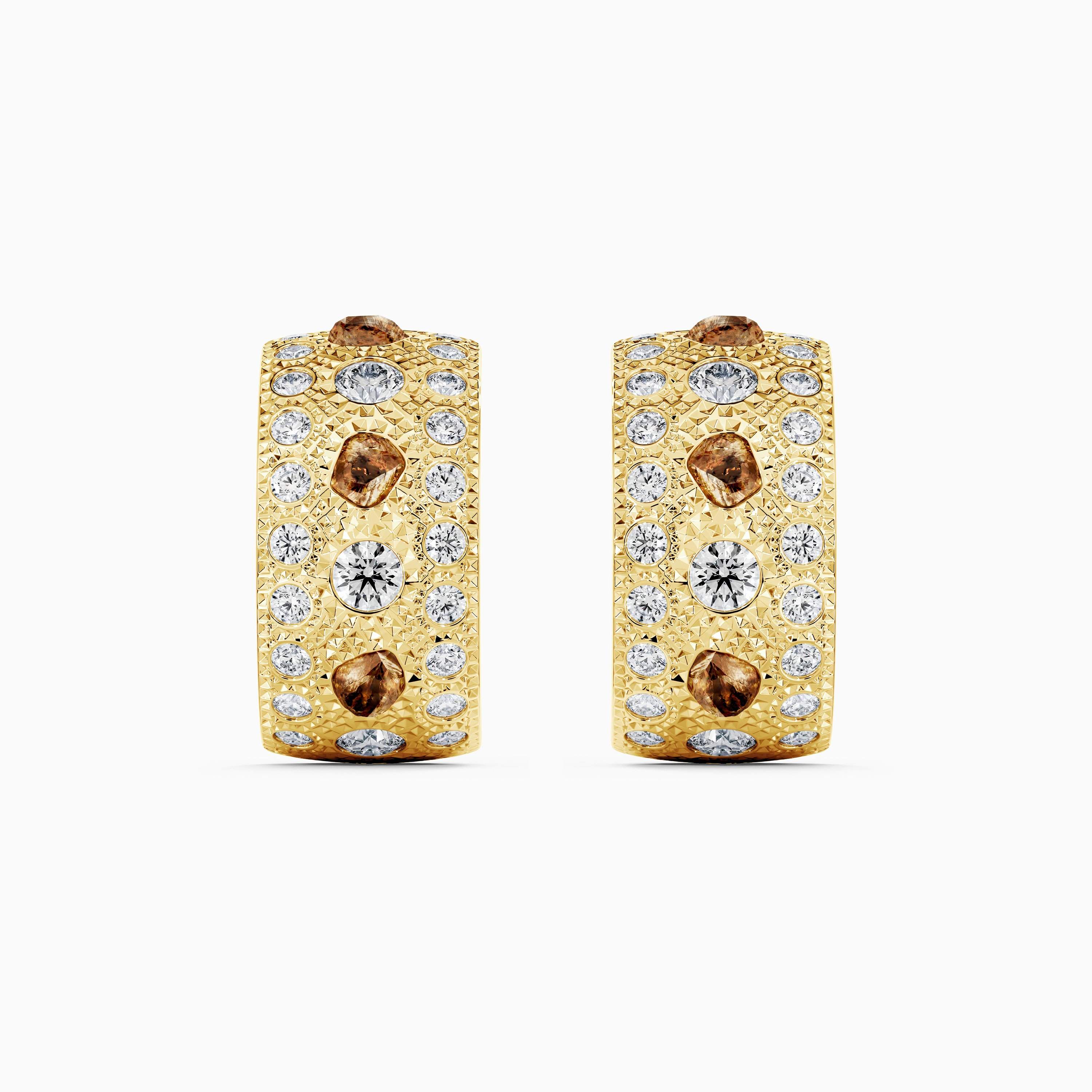 Talisman small hoop earrings in yellow gold Talisman small hoop earrings in yellow gold, image 1