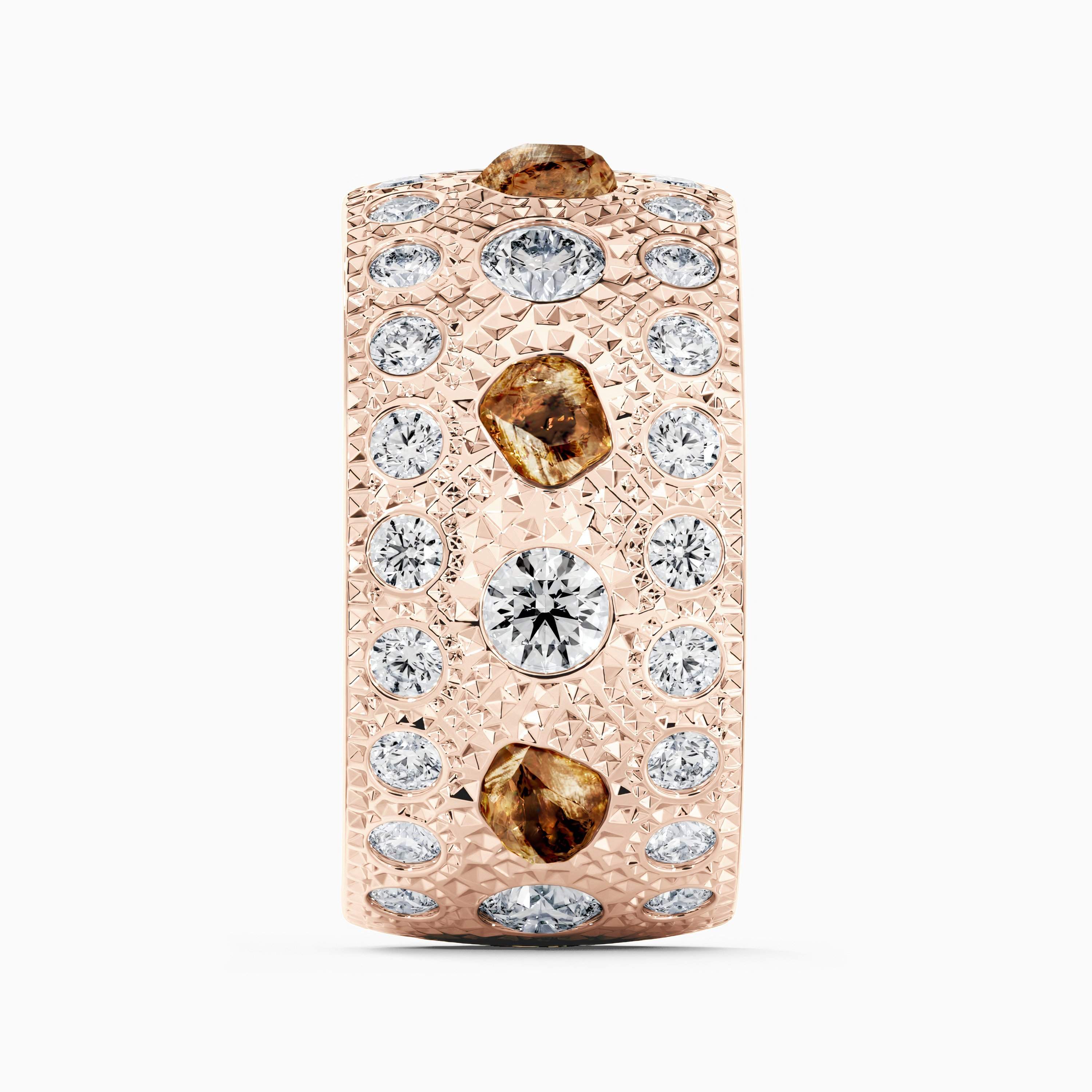 Talisman small hoop earrings in rose gold Talisman small hoop earrings in rose gold, image 2