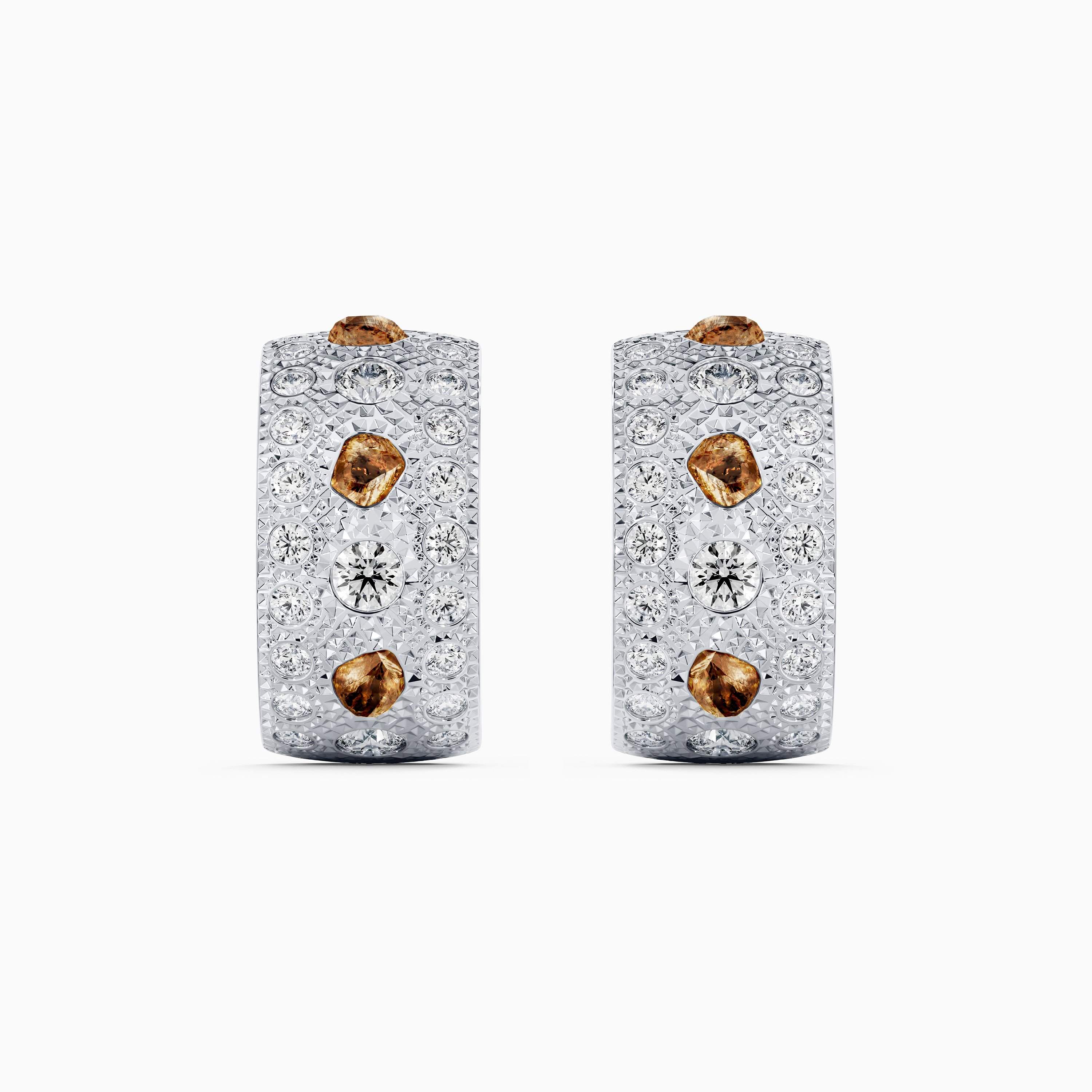 Talisman small hoop earrings in white gold Talisman small hoop earrings in white gold, image 1