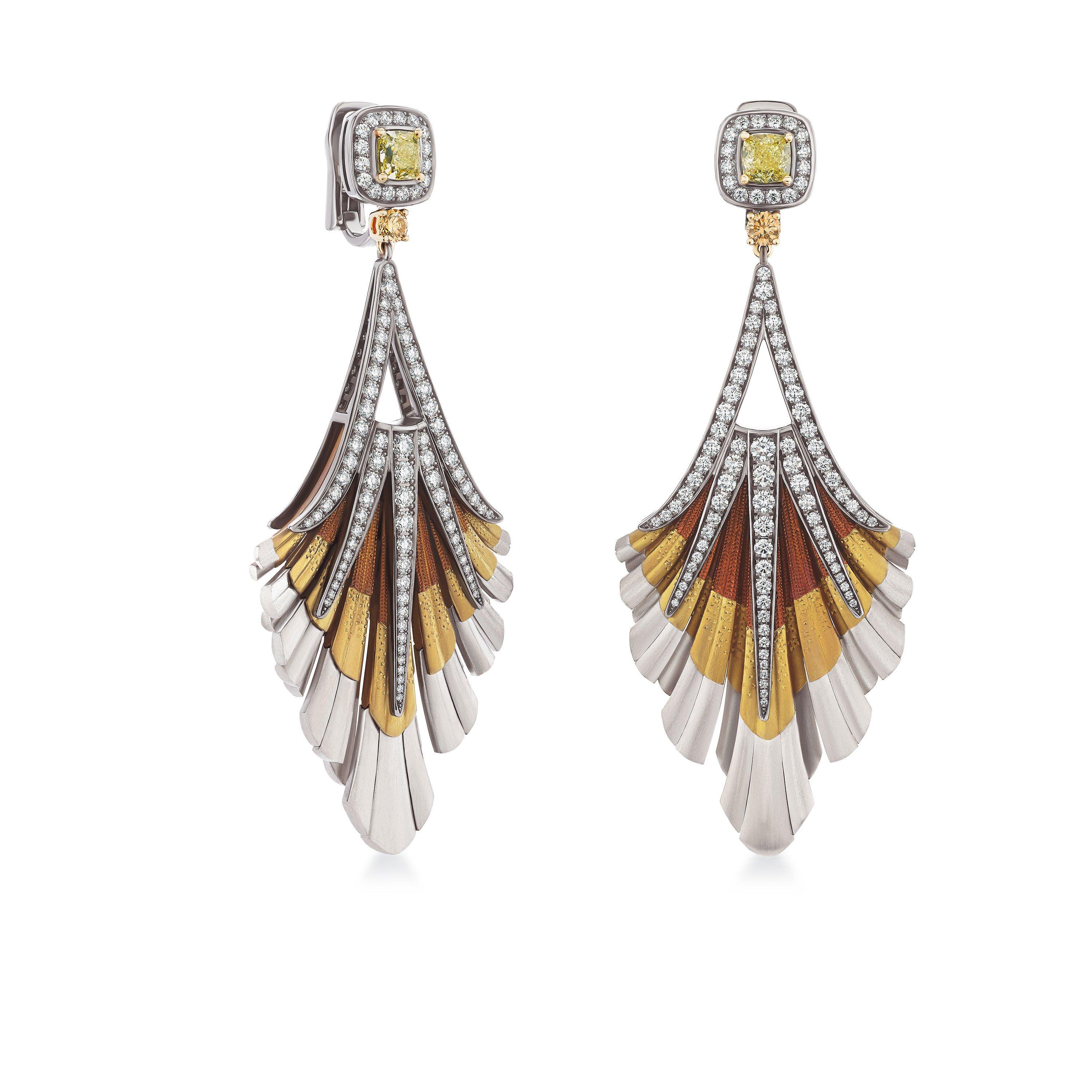 Boucles d’oreilles chandelier Light Rays