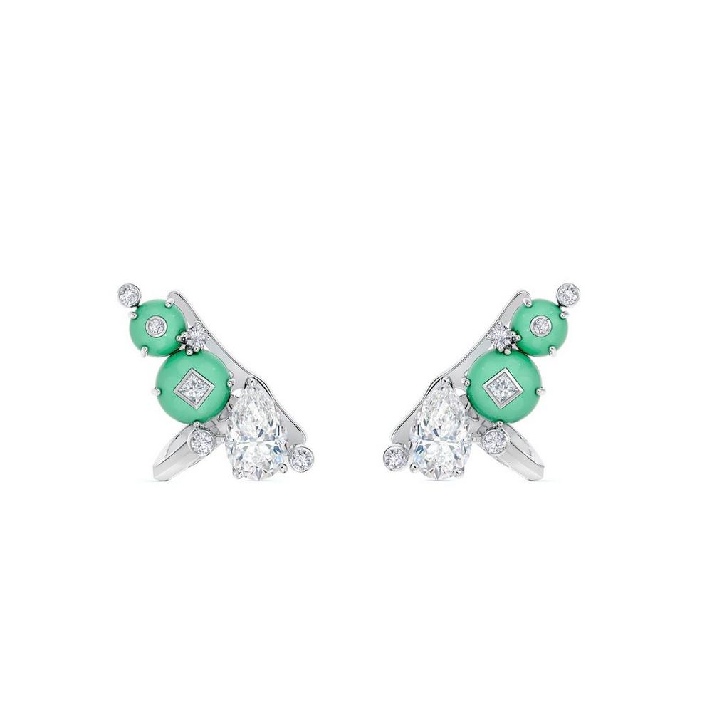 Midnight Aura Climber Earrings, image 1