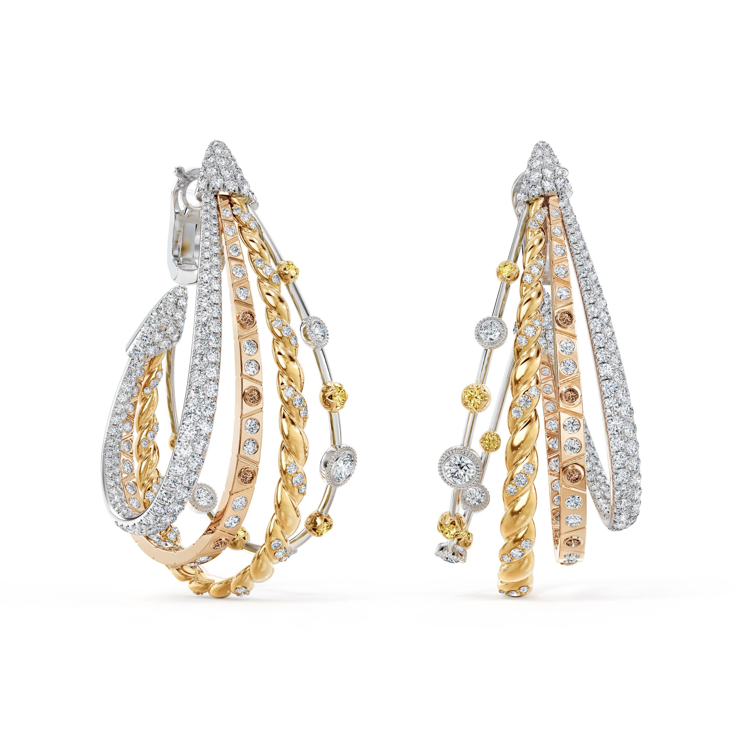 Luxury on sale diamond earrings