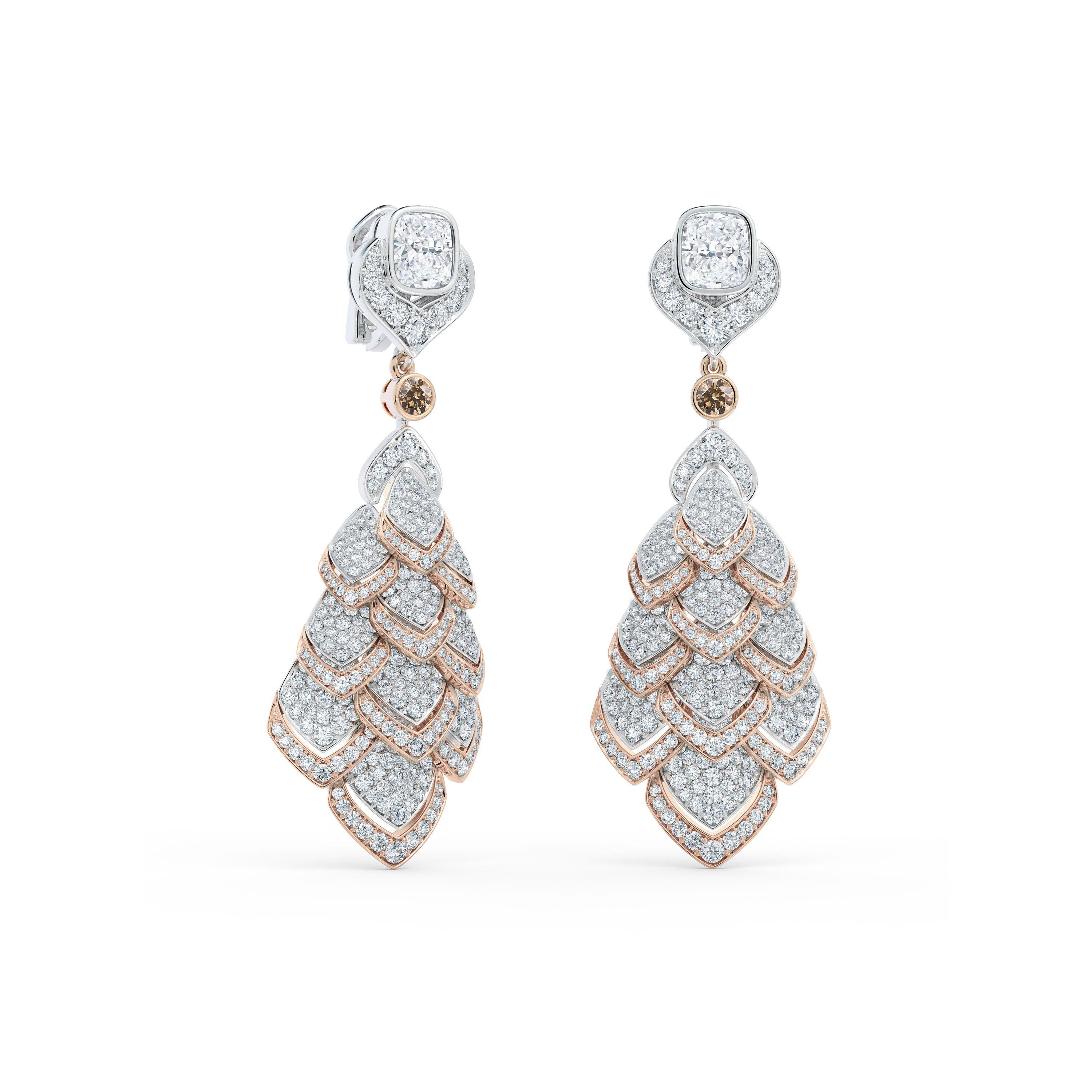 Bera Earrings in Gold with Diamond