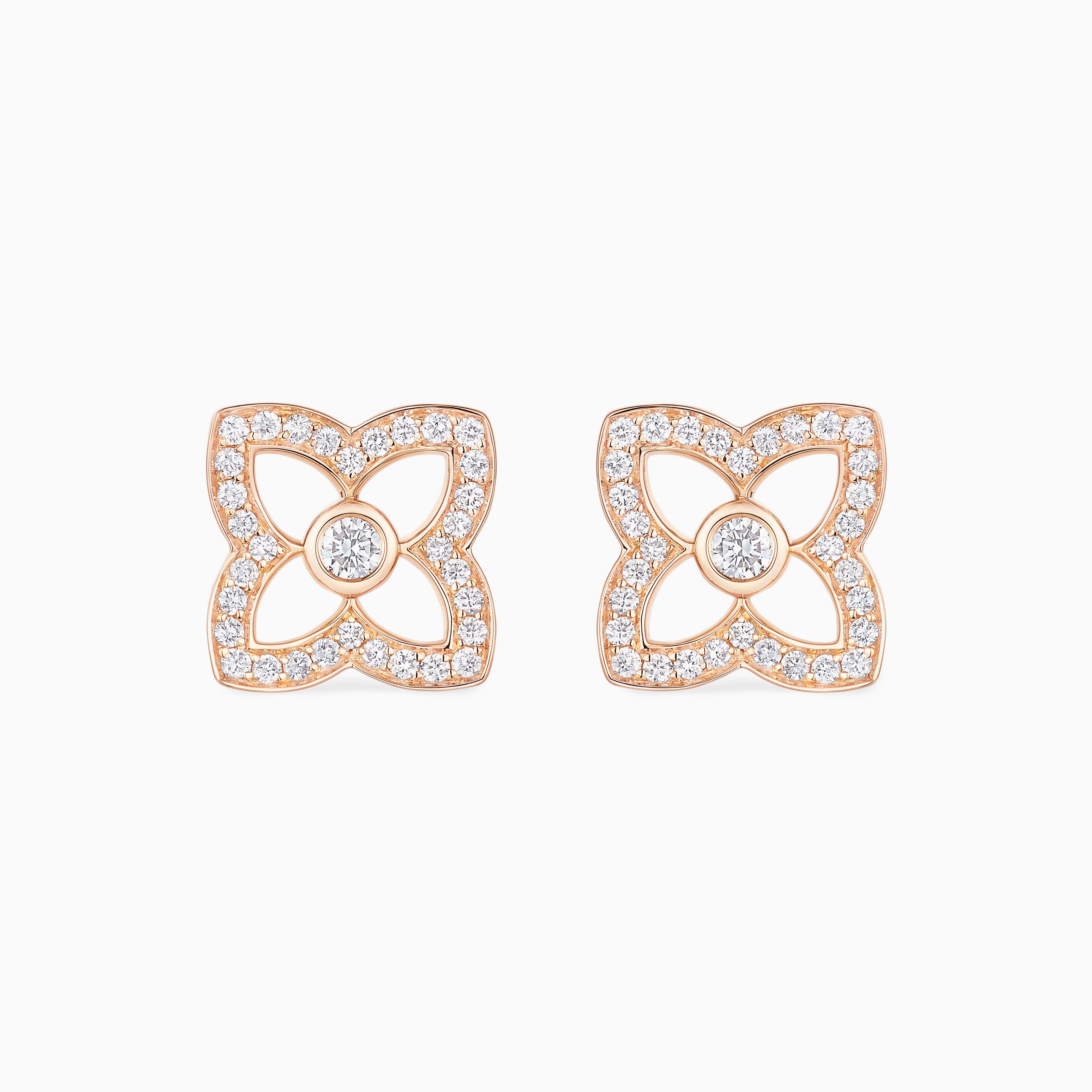 Lotus by DE BEERS small rose gold diamond band