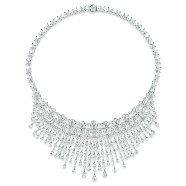 Ellesmere Treasure Necklace in White Gold