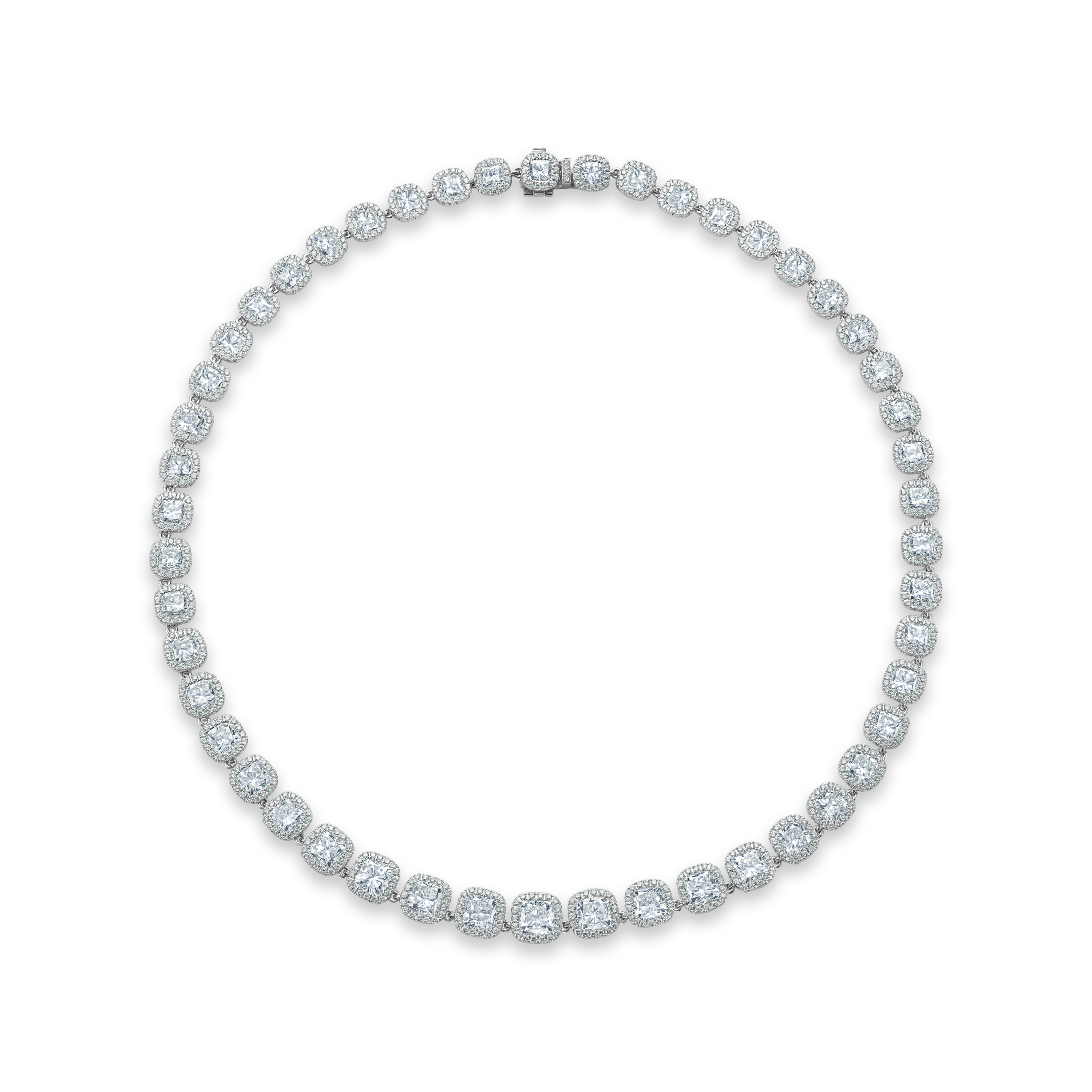 Aura cushion-cut diamond necklace Aura cushion-cut diamond necklace, image 1
