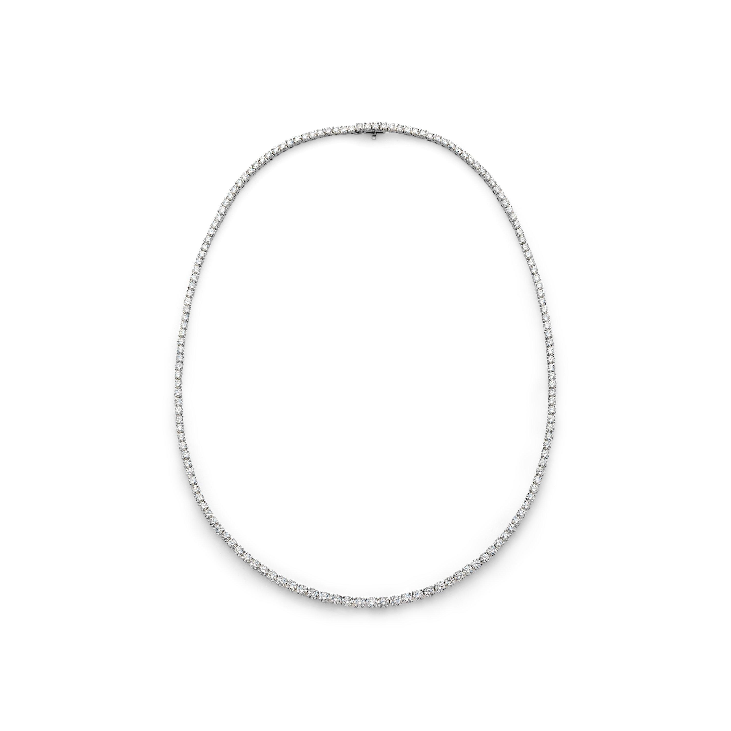 De Beers Forevermark Round Diamond Necklace FMT2000 - Crocker's Jewelers